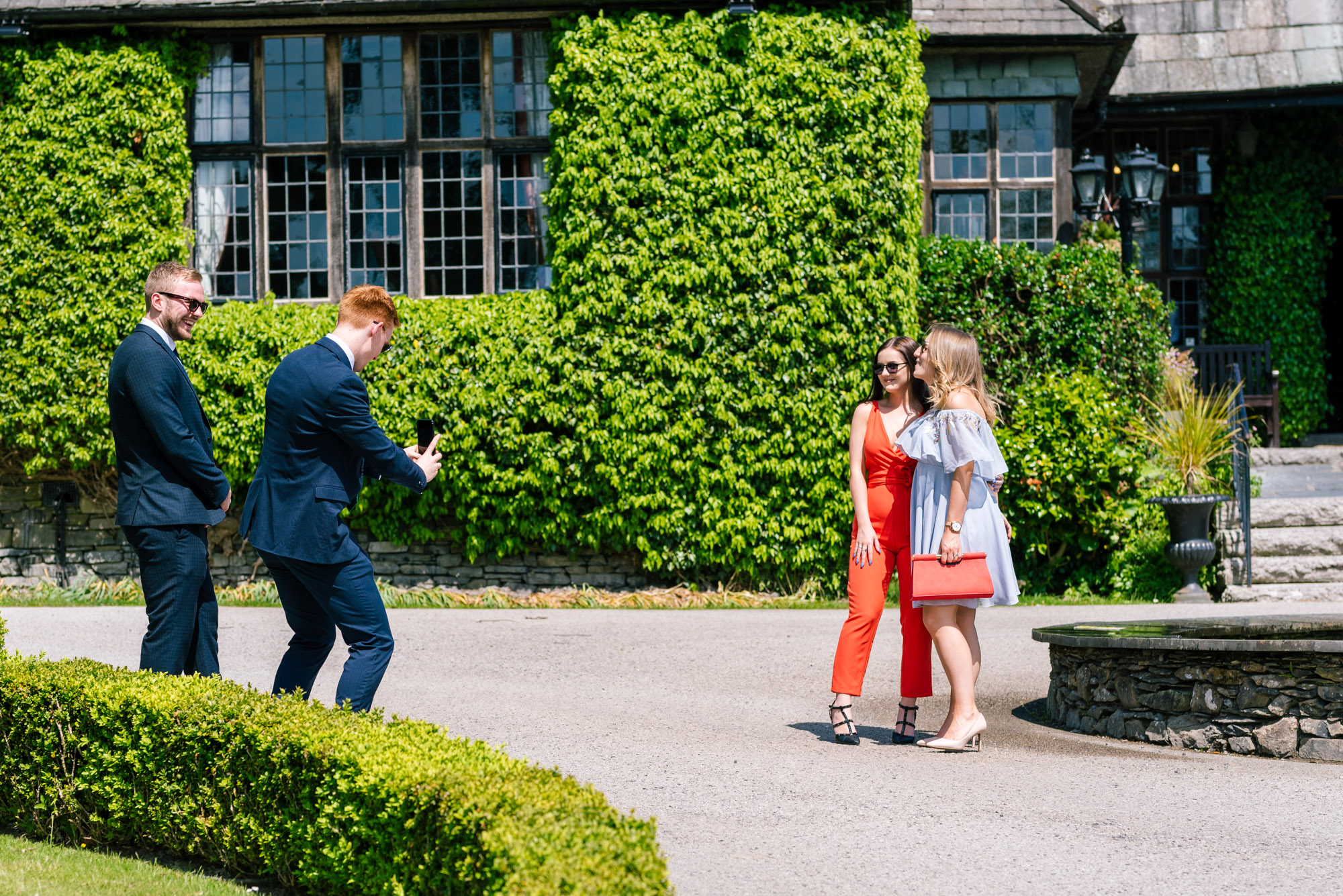 Guests taking a picture