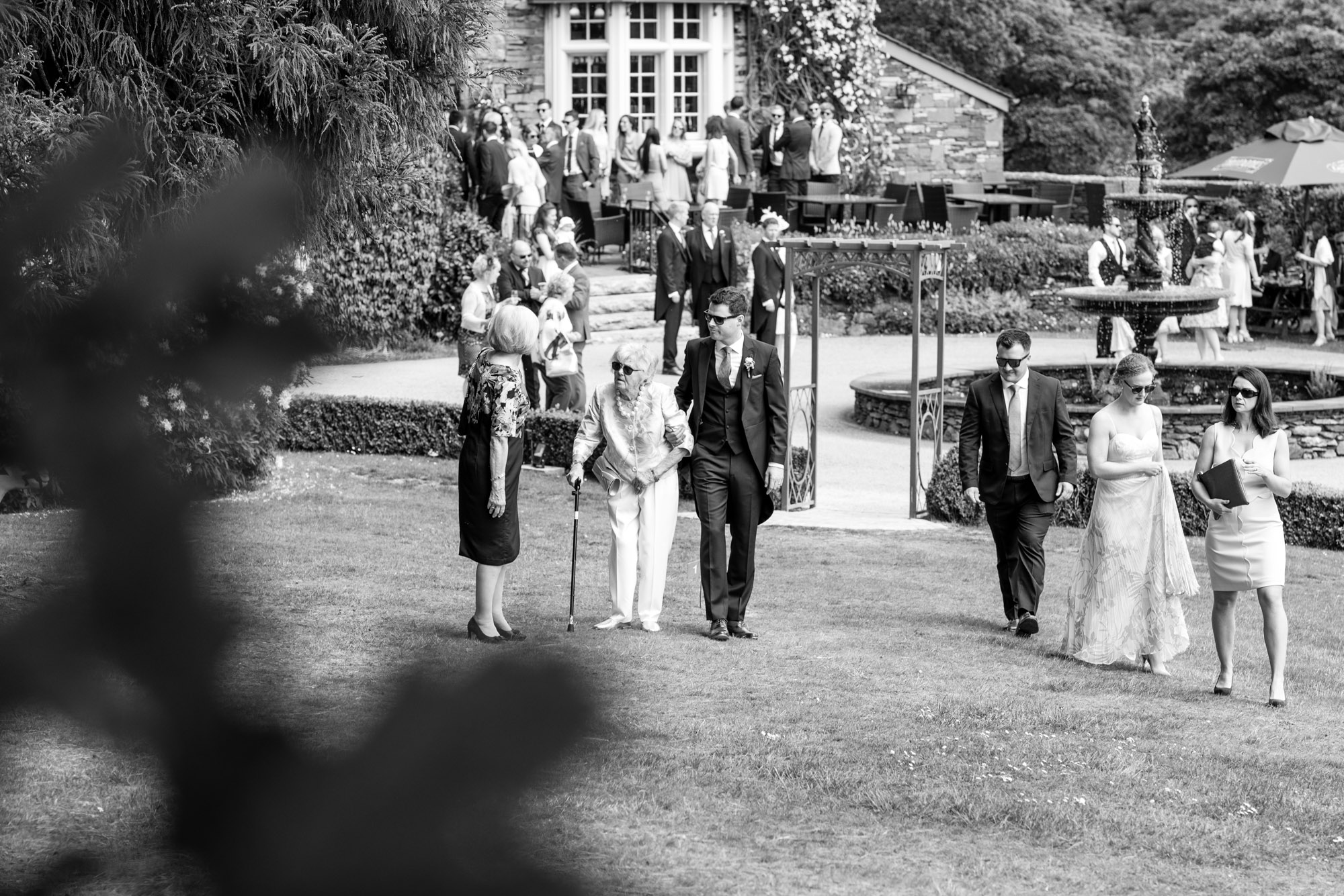 Guests arriving