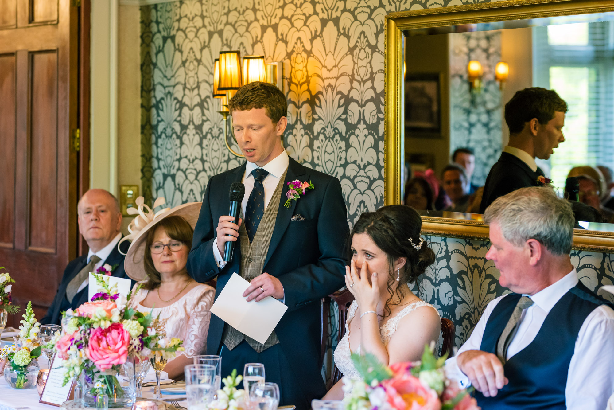 Grooms speech remembering those who can't be there.