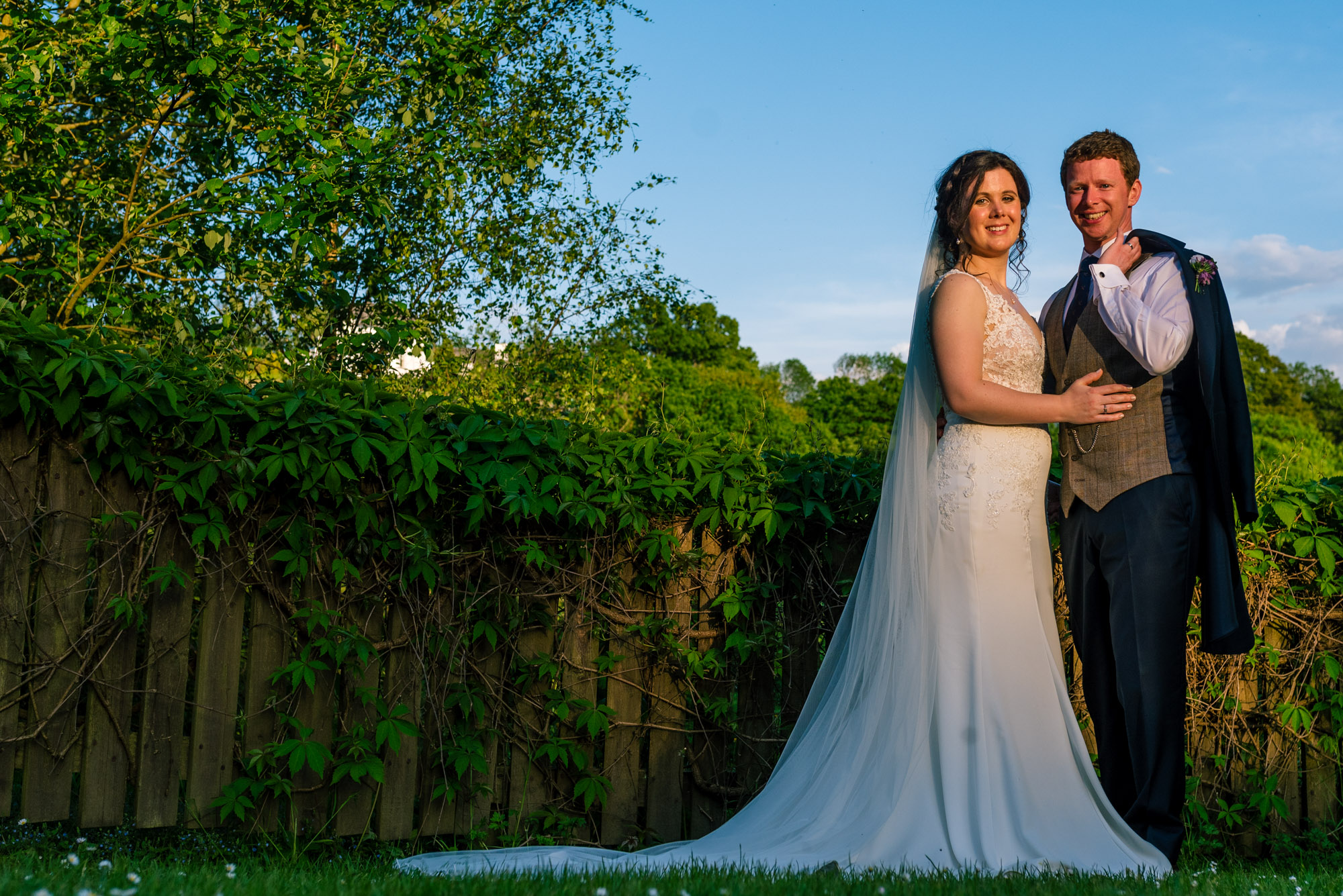 Couple portrait in beautiful light