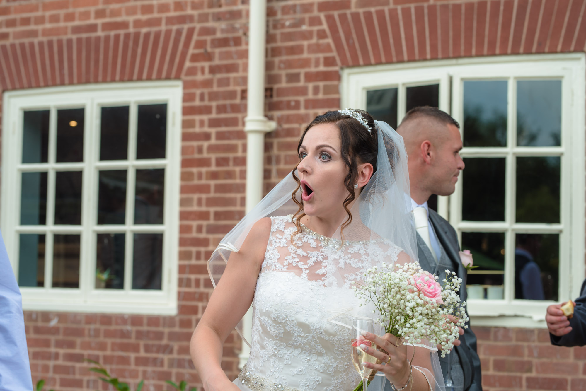 Bride seems an old friend!