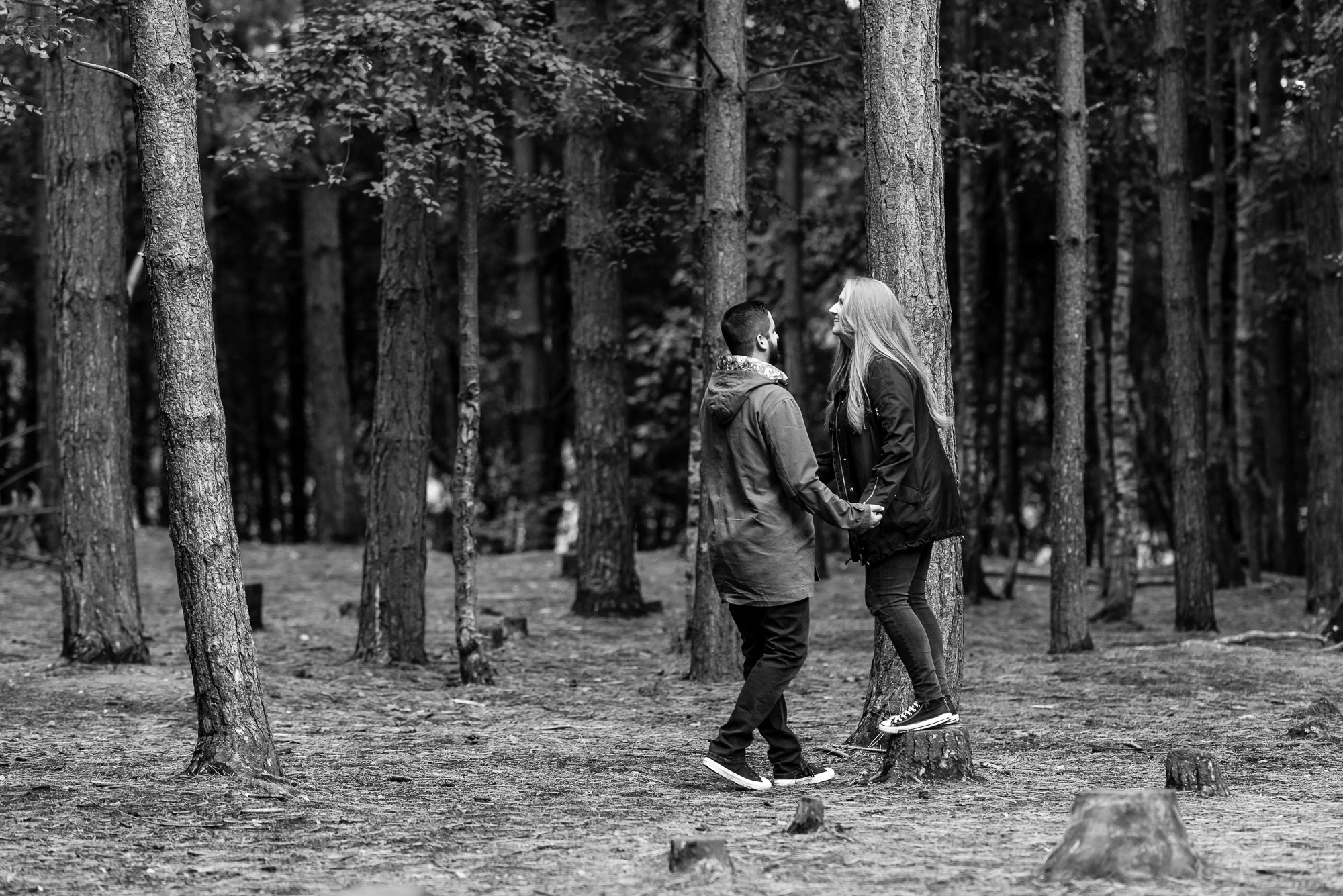 Pre-shoot in Delamere Forest