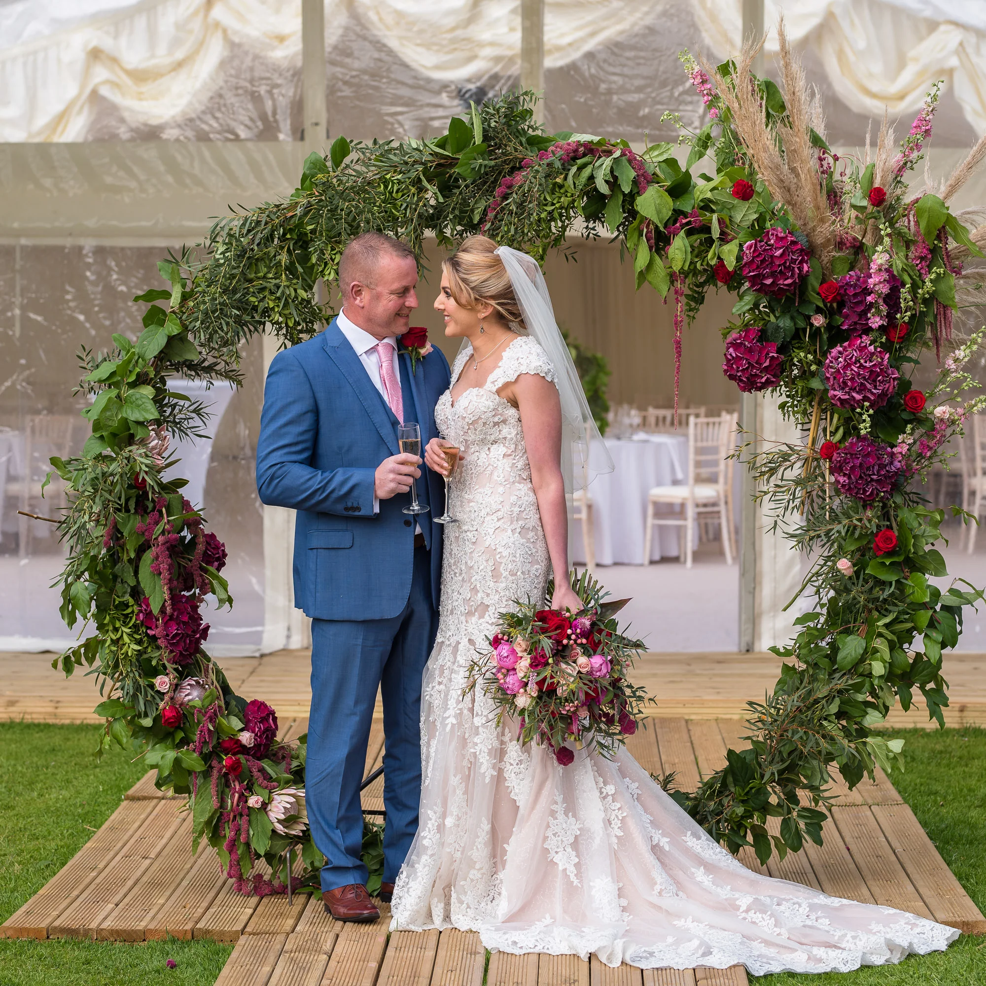 Bridal Couple and the Moongate