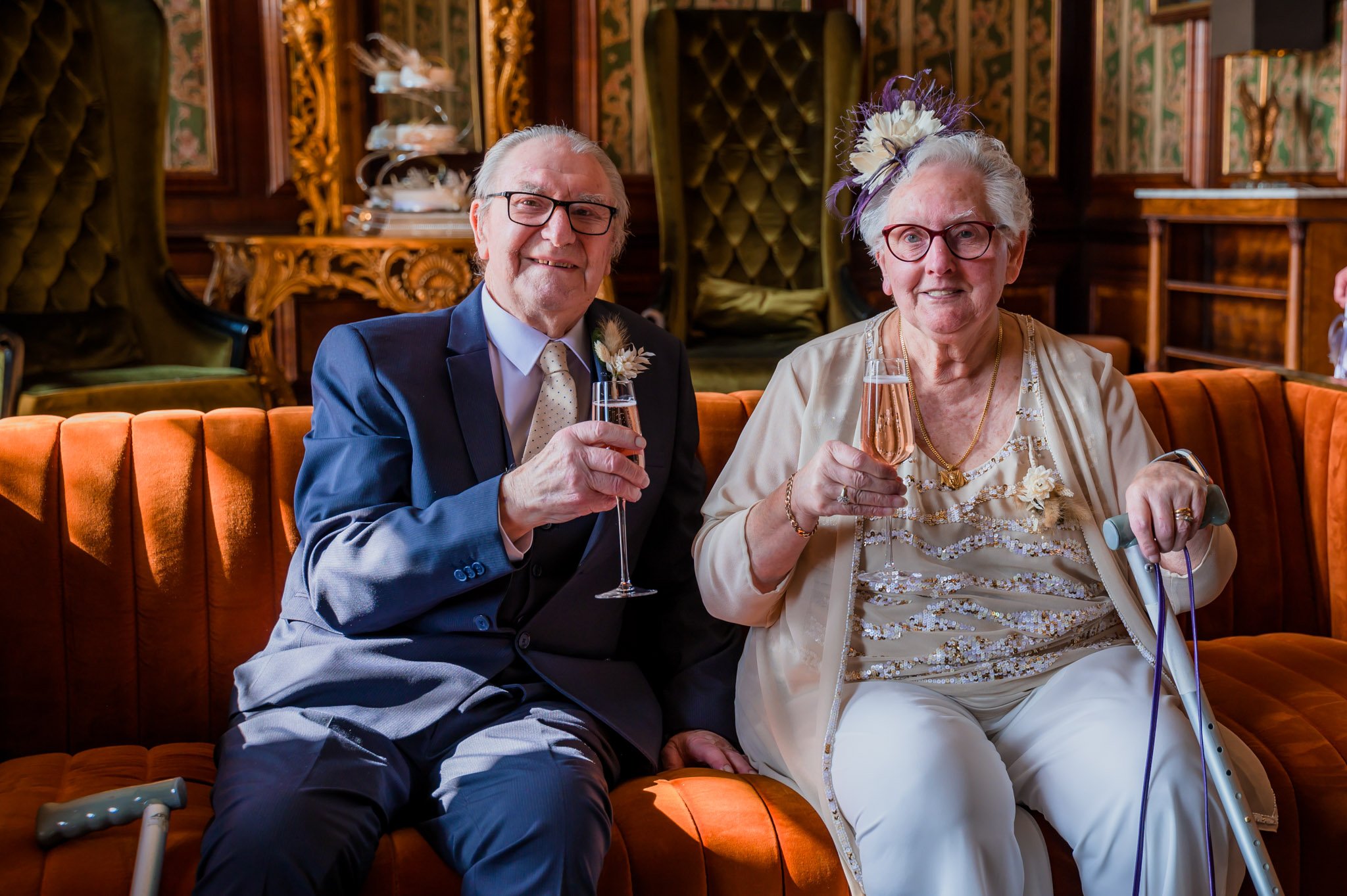 Nan and Grandad celebrate too!