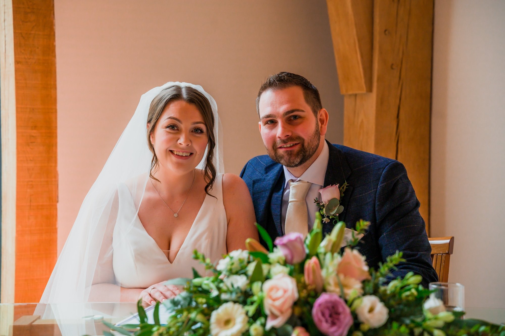Catherine and Sam at The Mill Barns Wedding Venue