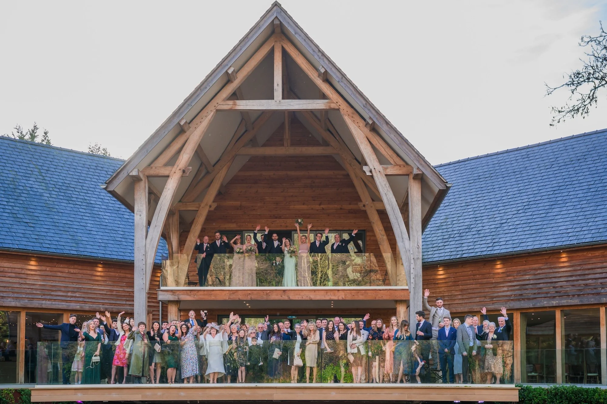 Everyone at The Mill Barns Wedding Venue