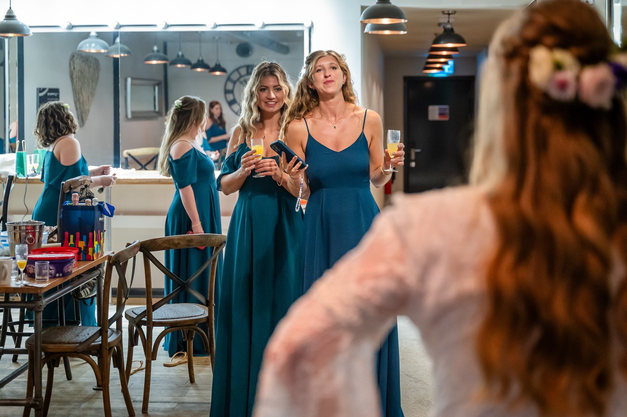 Bridesmaids at The Mill Barns Wedding Venue