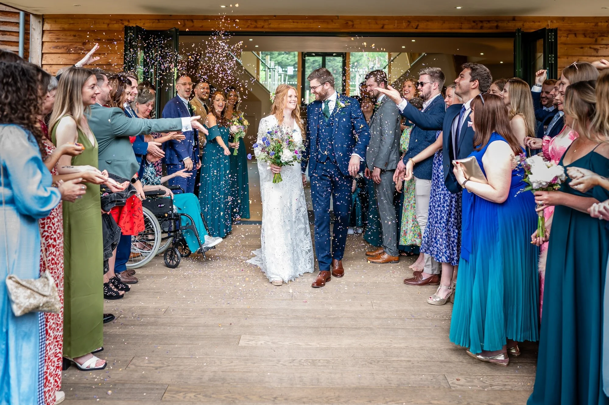 Confetti at The Mill Barns Wedding Venue