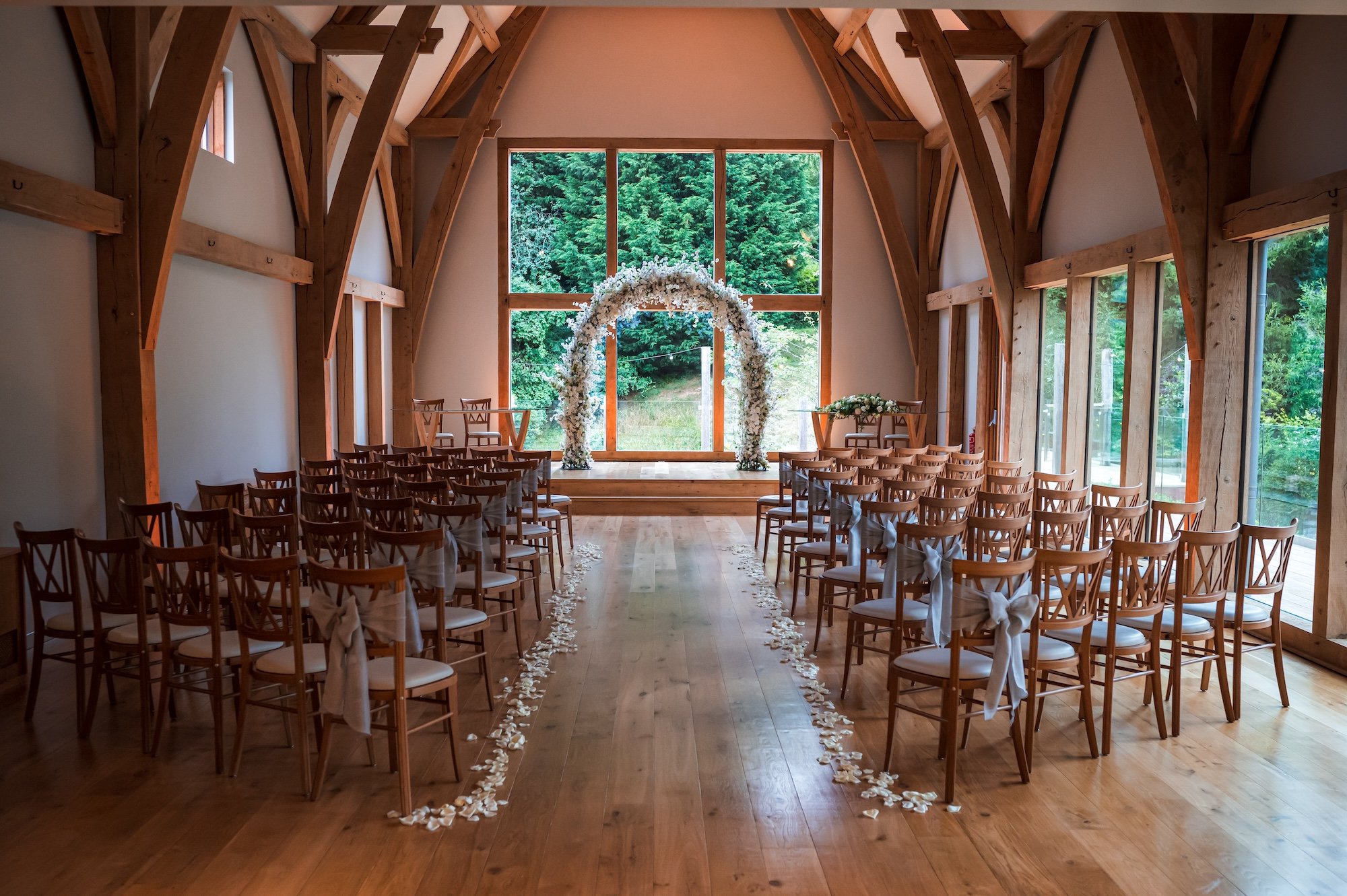 Wedding celebration barn at The Mill Barns Wedding Venue