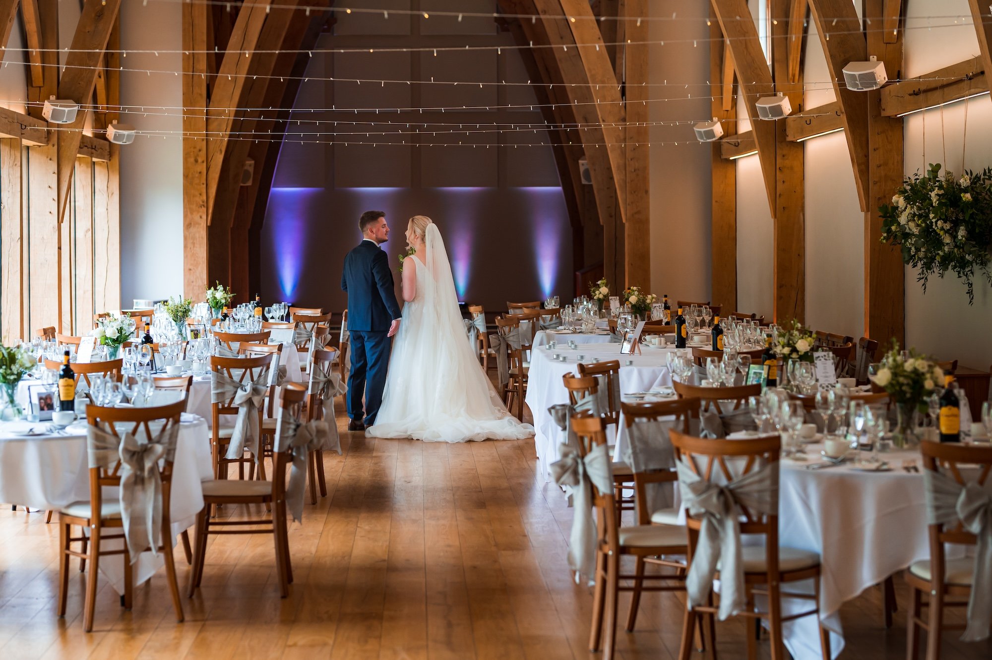Sophie and Sam at a moment at The Mill Barns Wedding Venue