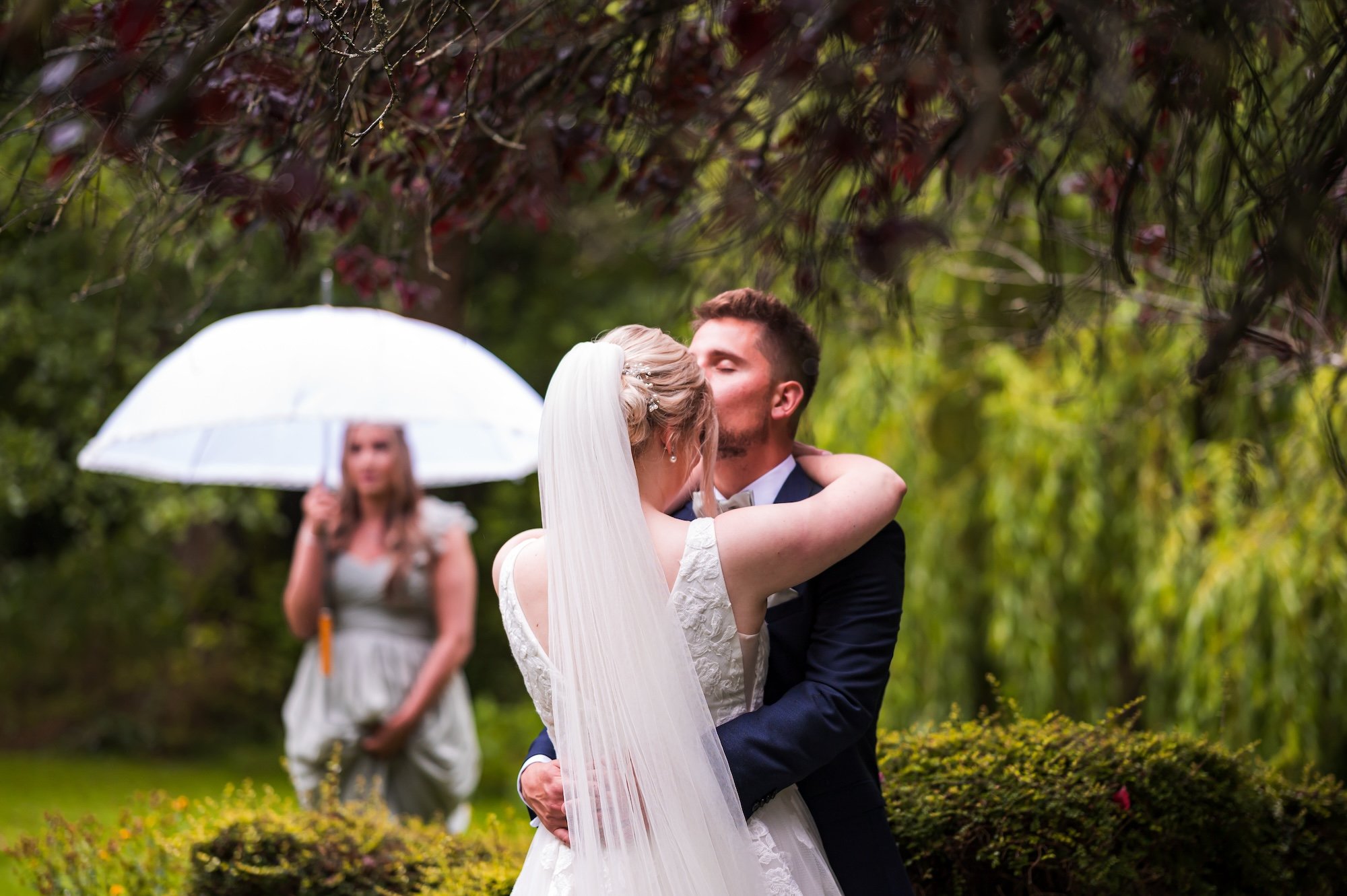Candid portrait at The Mill Barns Wedding Venue