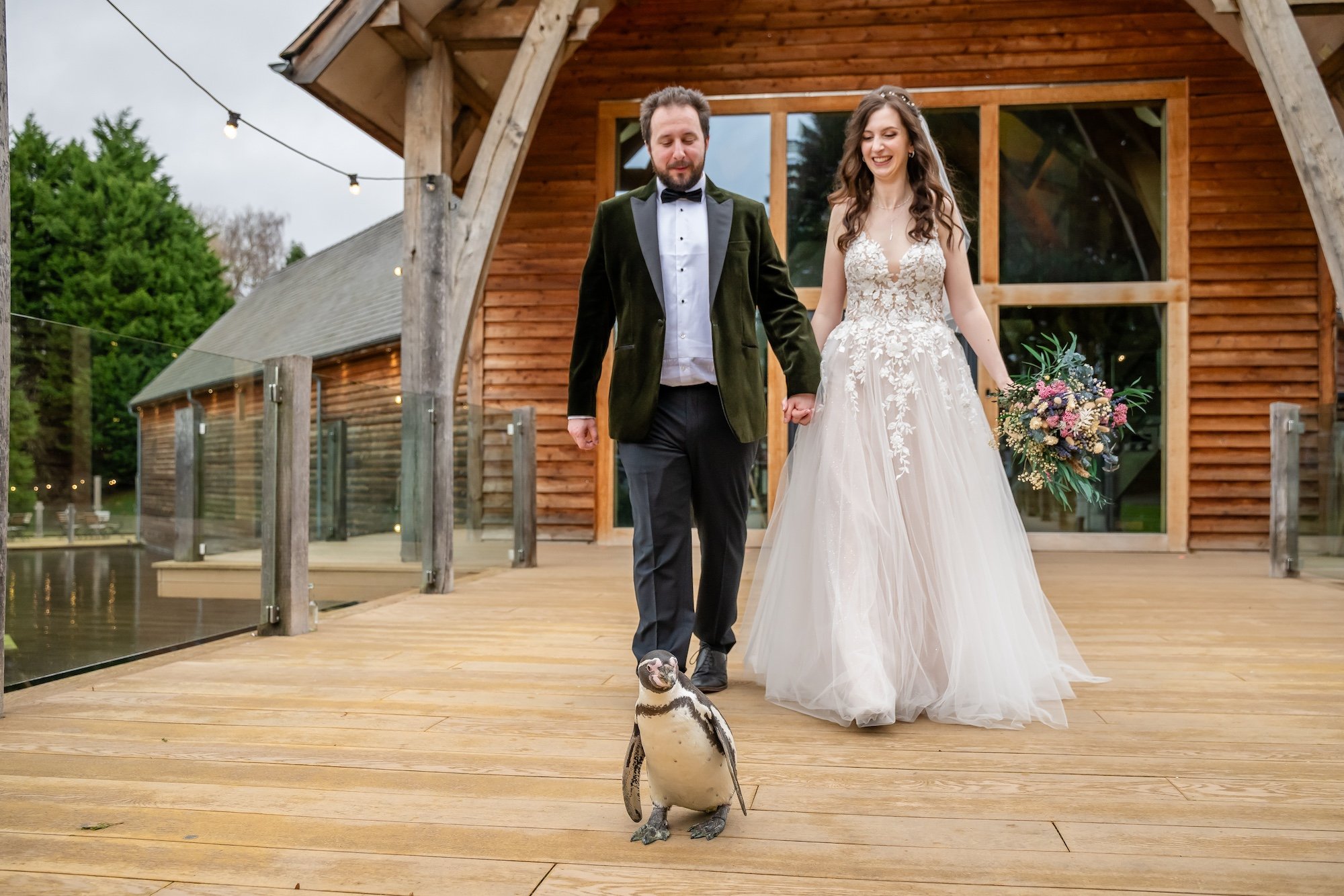 Couple's portraits at Mill Barns