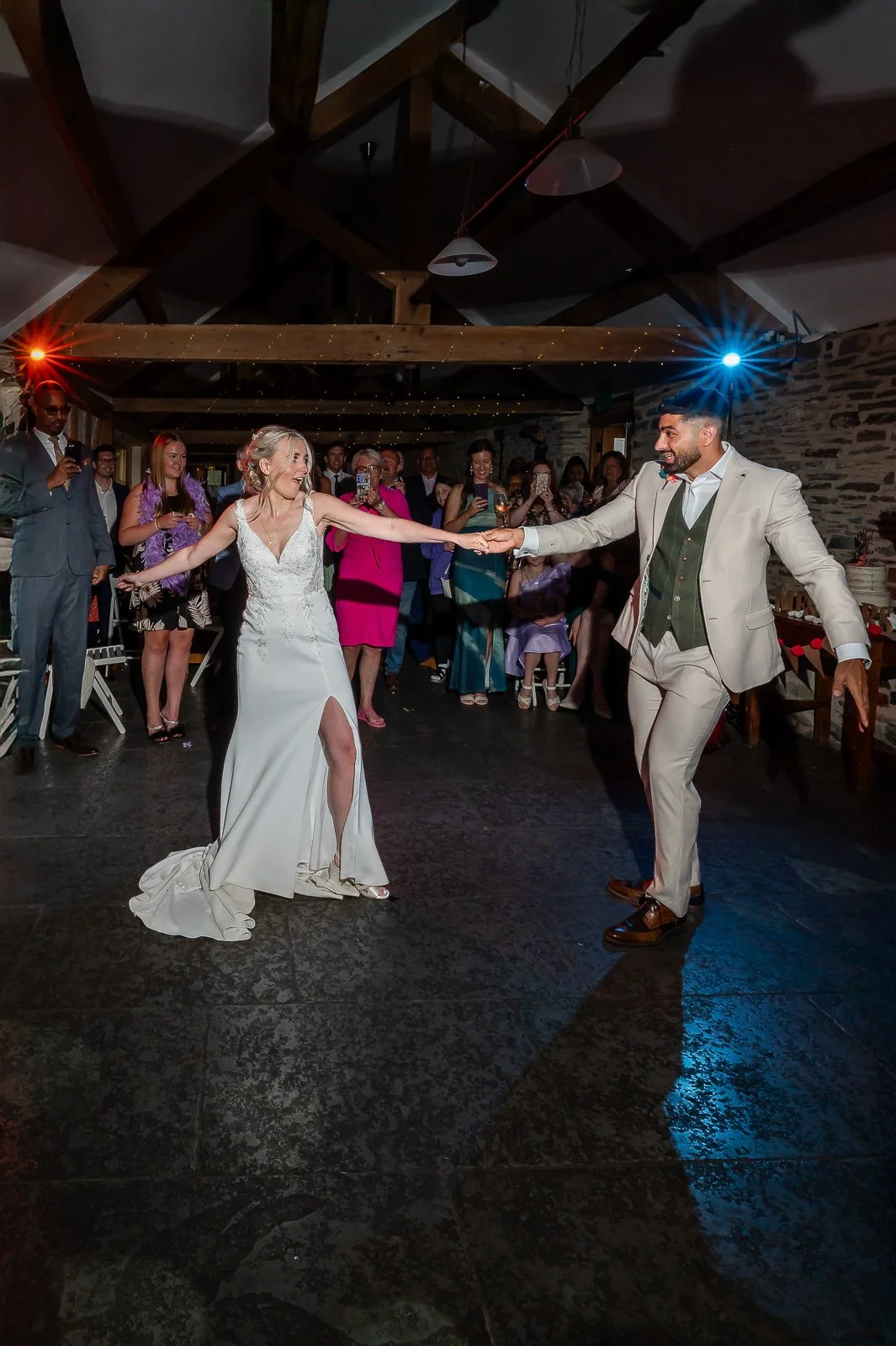 Couple's first dance