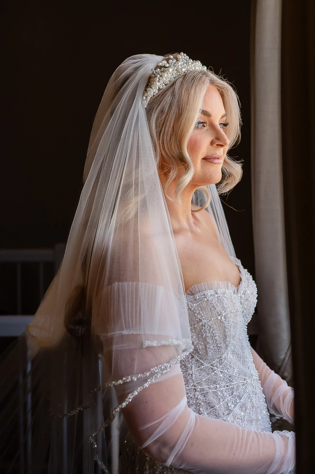 Portrait of beautiful bride