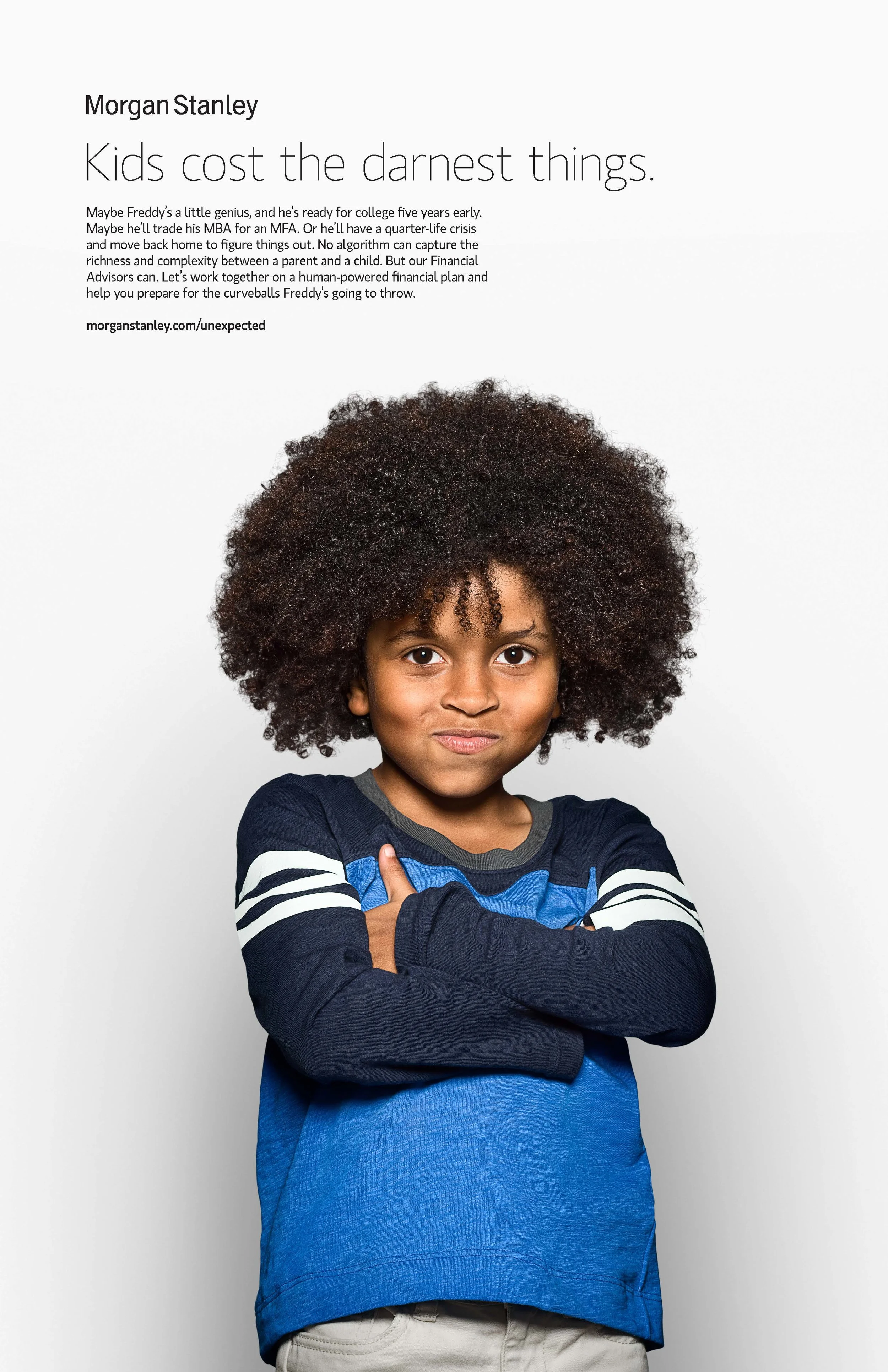Morgan Stanley "Freddy" Print and OOH