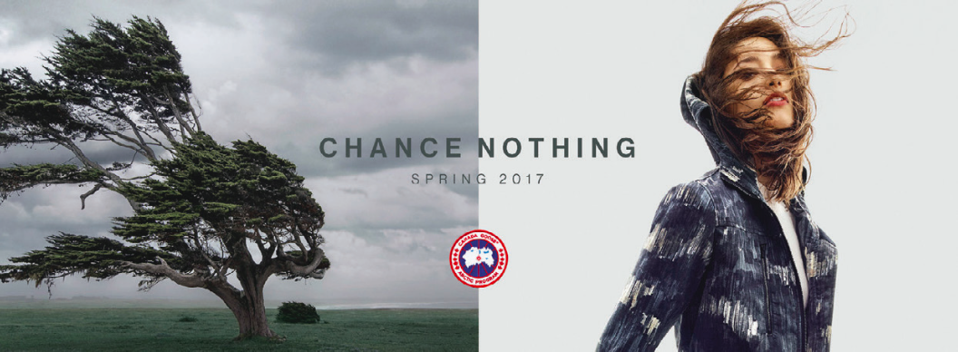 Canada Goose "Chance Nothing" Spring 2017 Campaign