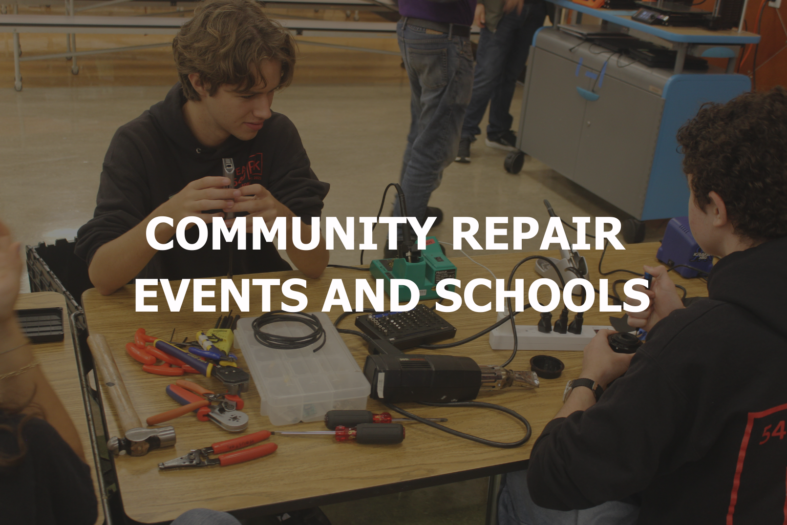 Community Repair Events and Schools