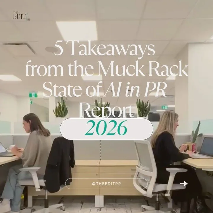 Sharing 5 takeaways from the 2026 Muck Rack State of AI in PR 📊

The report dives into how PR pros are using AI today, the new skills needed to stay ahead, and the biggest risks on the horizon.
 
👉 Swipe for more