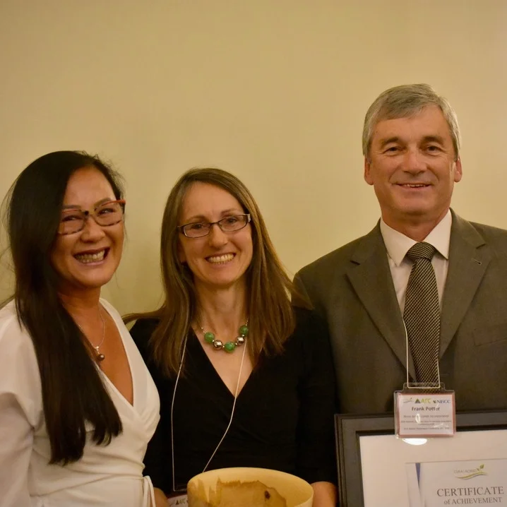 (Left to right) Andrea McEachern, Michele Coleman, Frank Potter