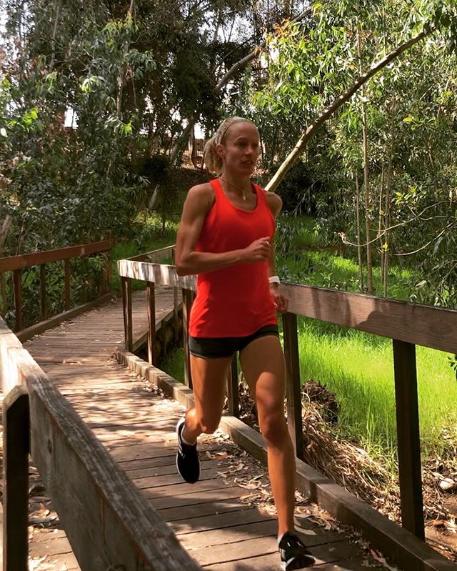 Yesterday right before I started my tempo run a woman asked me- were you doing speed work today?  She had seen me doing 40 sec warm up strides so I answered yes- and joked that I wasn&rsquo;t running a whole Lake Miramar loop at the pace.  As she wal
