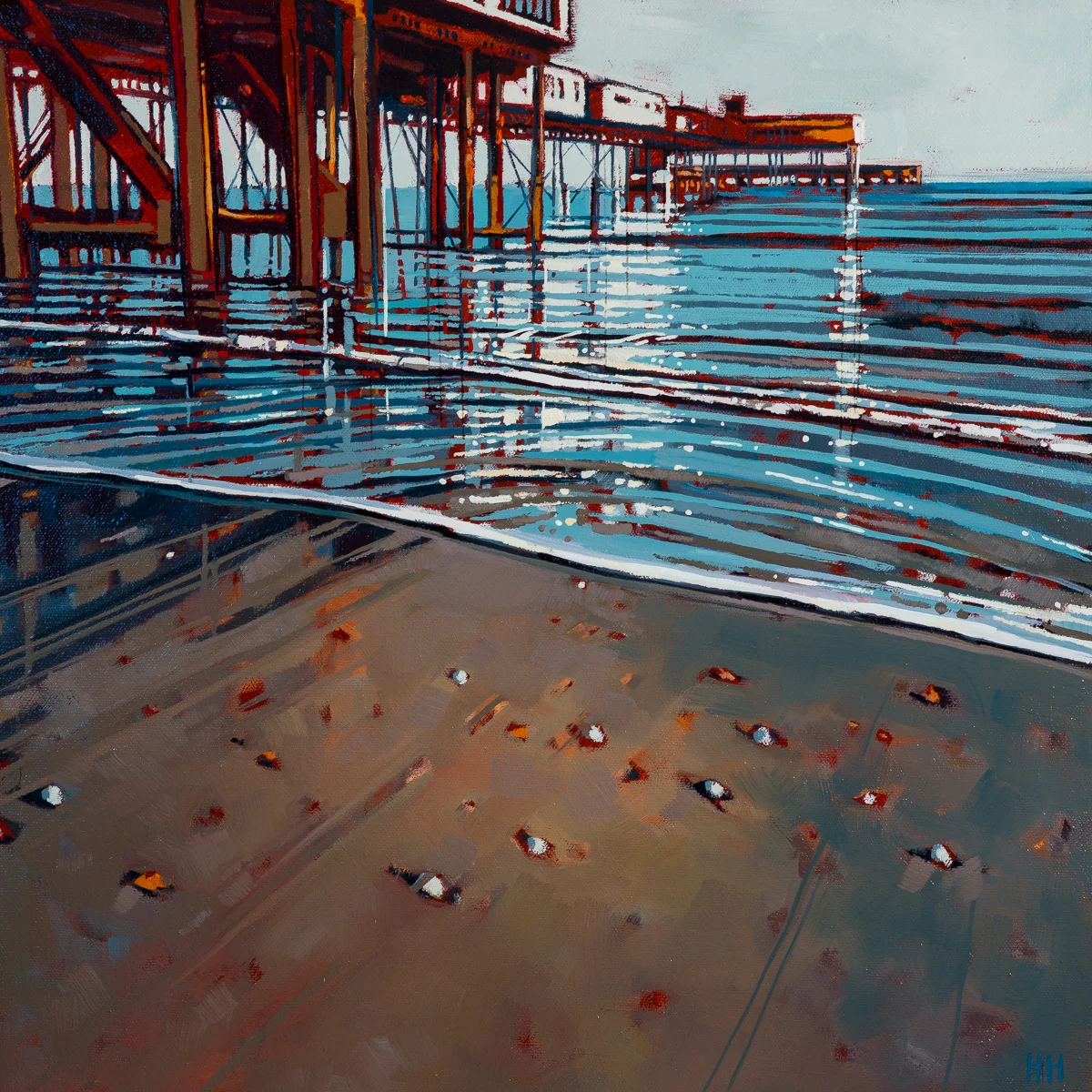 SOLD - 'Sandown in the morning'
