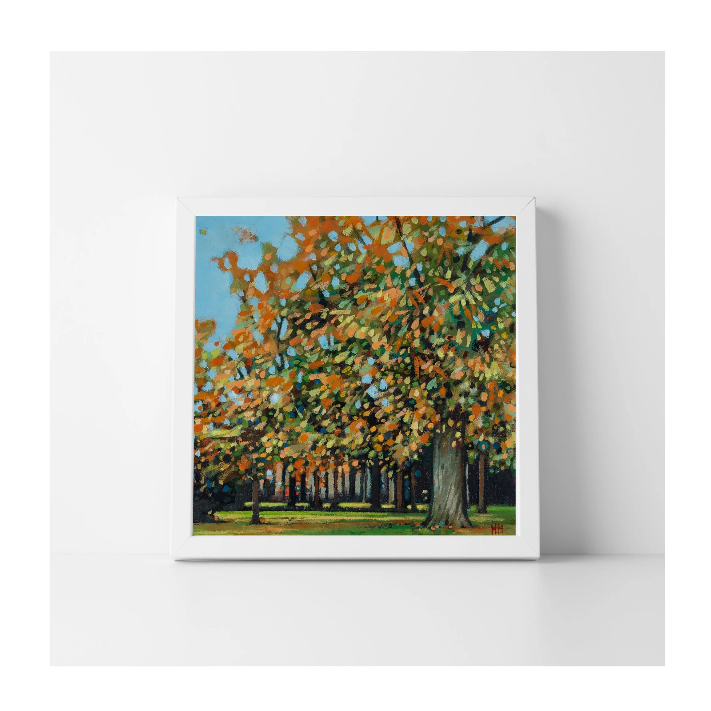 SOLD - 'A park of Autumn Trees'