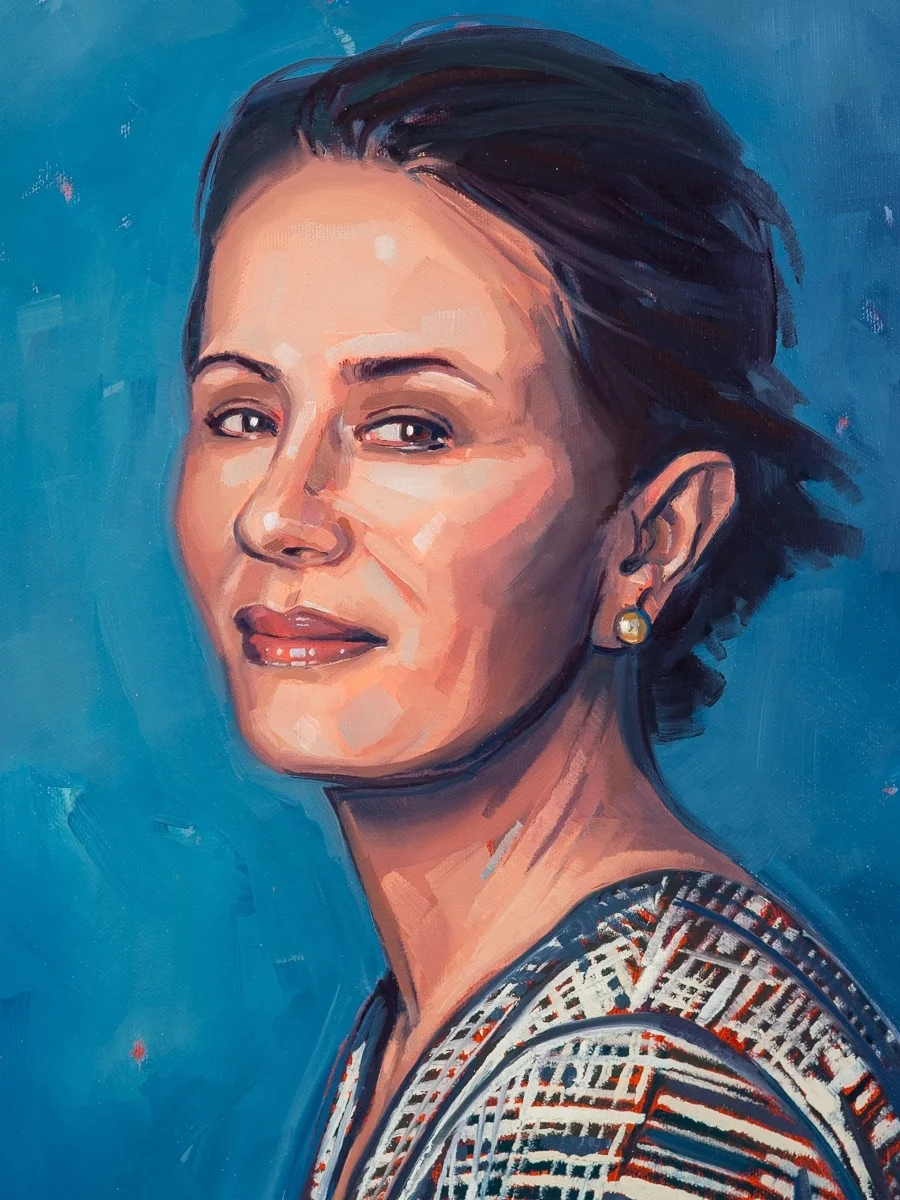COMMISSION Small 16 x 12 inch Oil on canvas pancel
