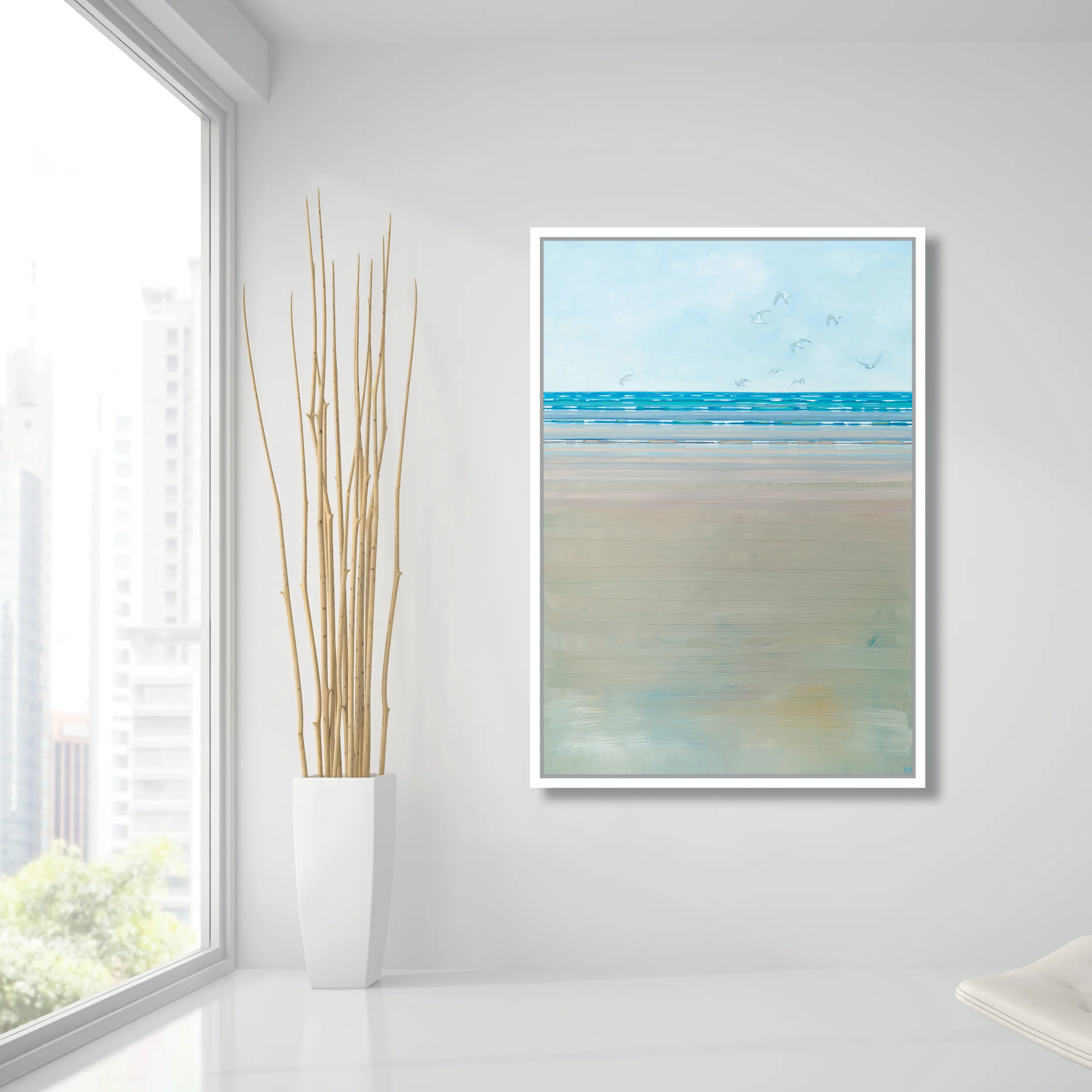 FATW no.5 in white frame on wall with window.jpg