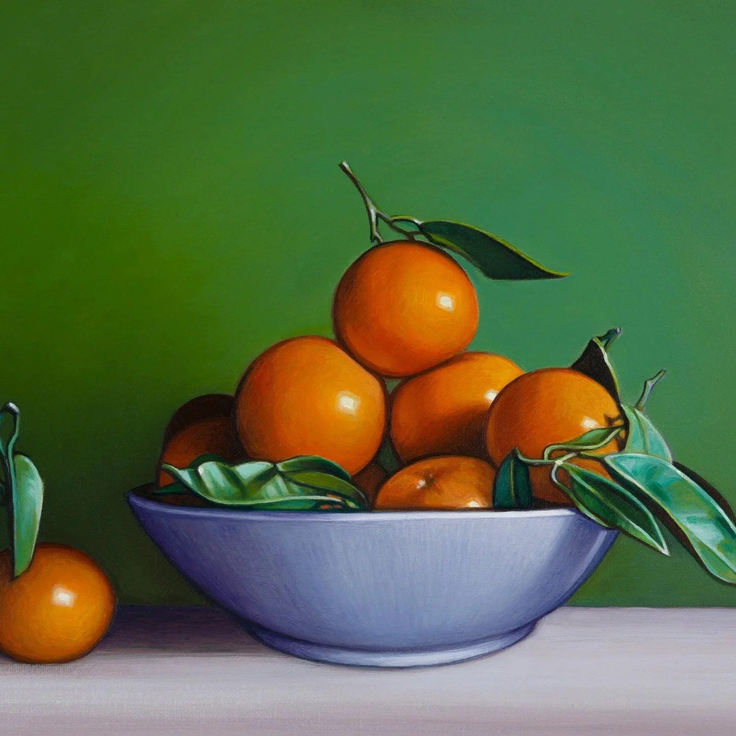 Oranges in Bowl