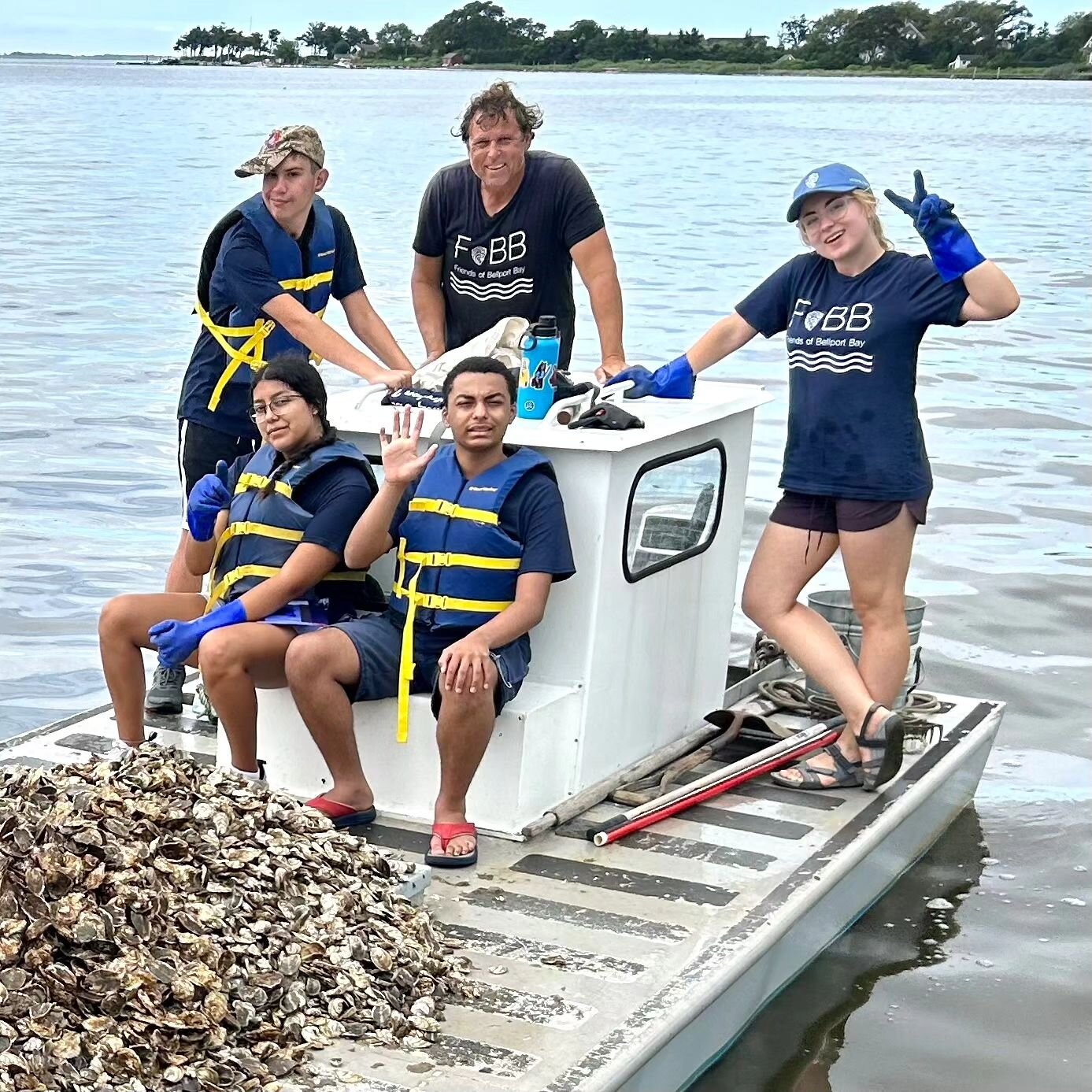 Thank you to the Duffy Foundation, and to CEED, and the Boys &amp; Girls Club of Bellport for a week long collaboration in a marine program with FoBB.

The Restoration Team of teen members identified and recorded marine species in Bellport Bay, seine