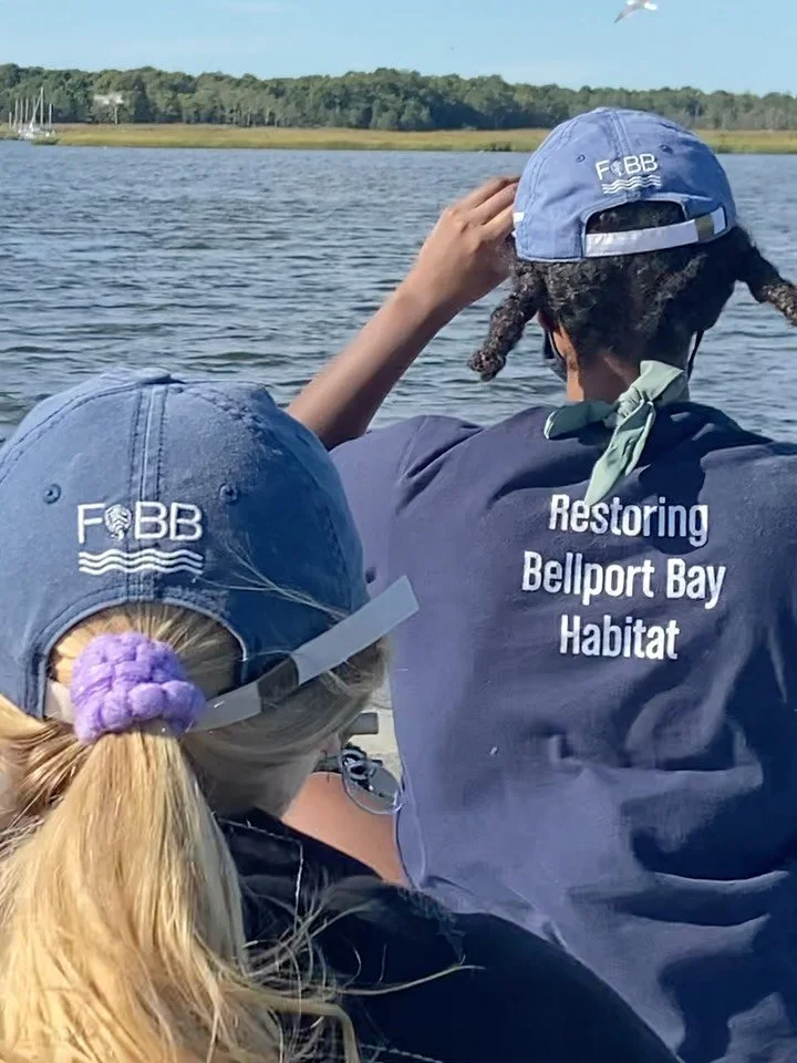 Happy Earth Day! 🌎

Since 2015, FoBB has been on a mission to restore the shellfish population, strengthen, and protect the marine ecosystem &amp; enhance water quality in Bellport Bay &amp; the Great South Bay. 🌊

Thanks to your support, we&rsquo;