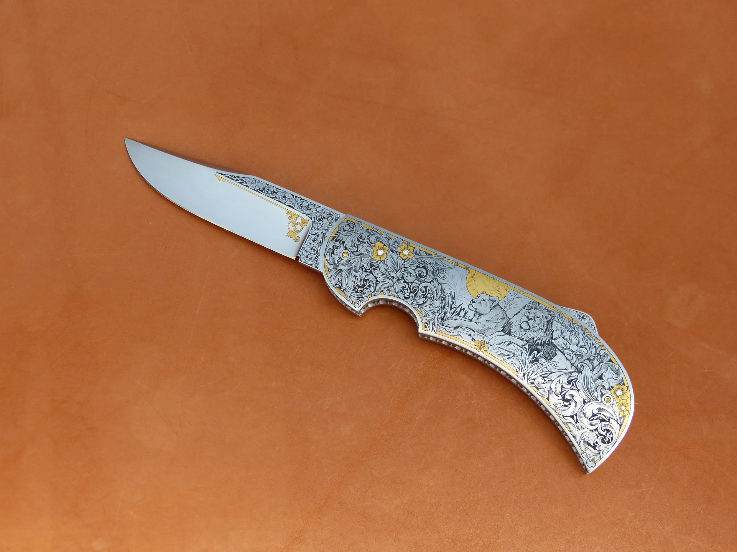 All steel lock back folder SOLD