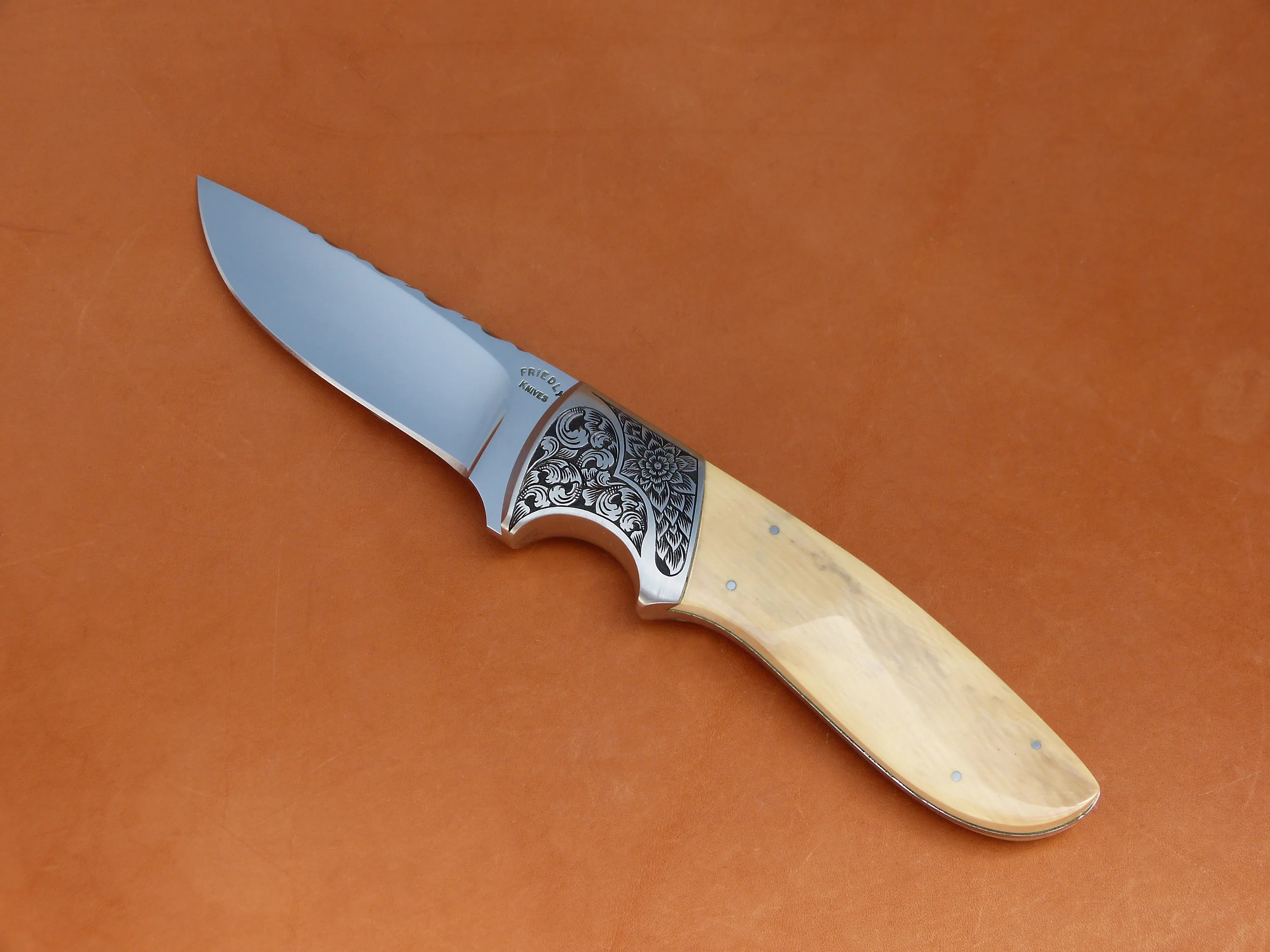 Dennis Friedly  Full tang hunter. SOLD