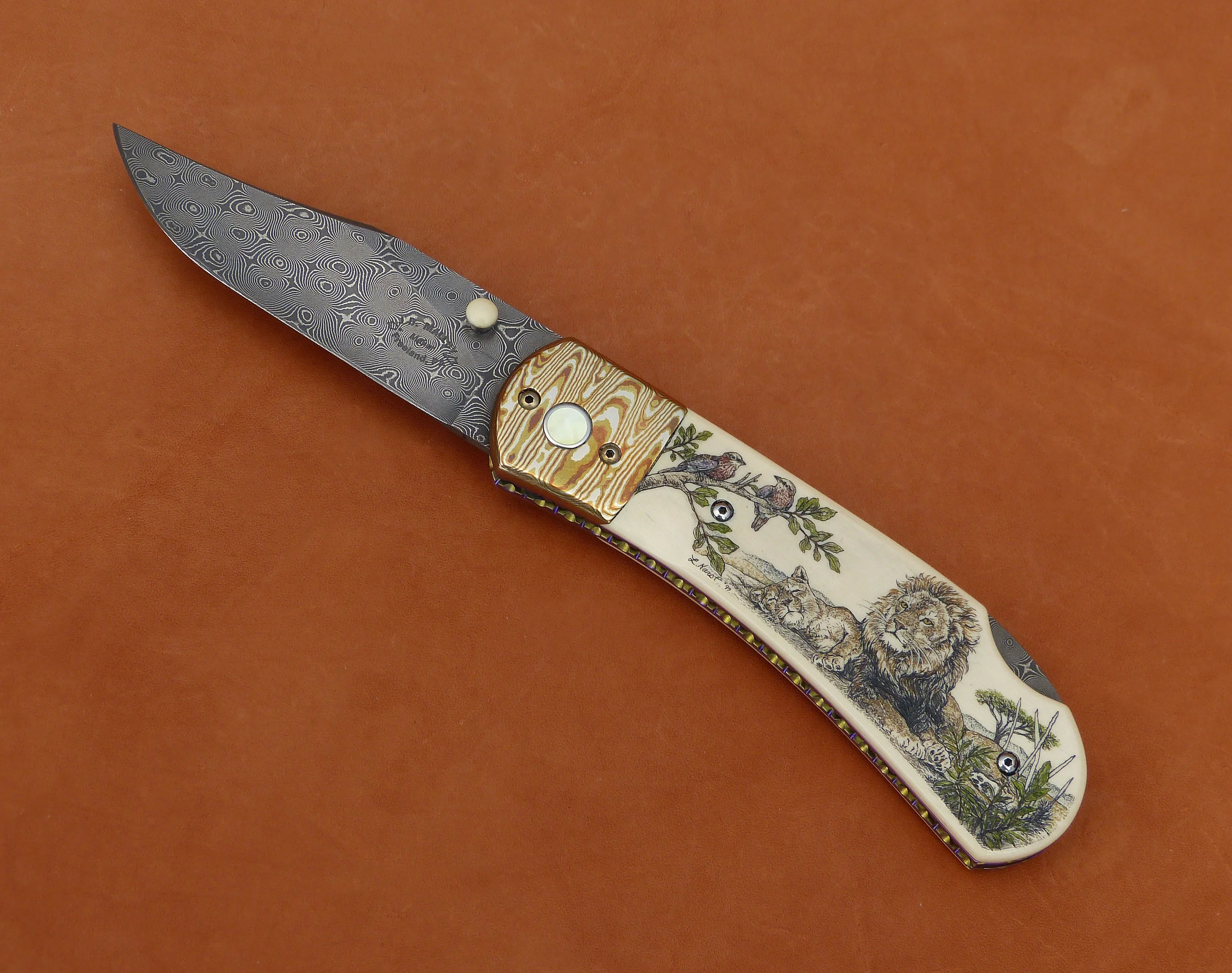 Joe Malloy lock back. SOLD