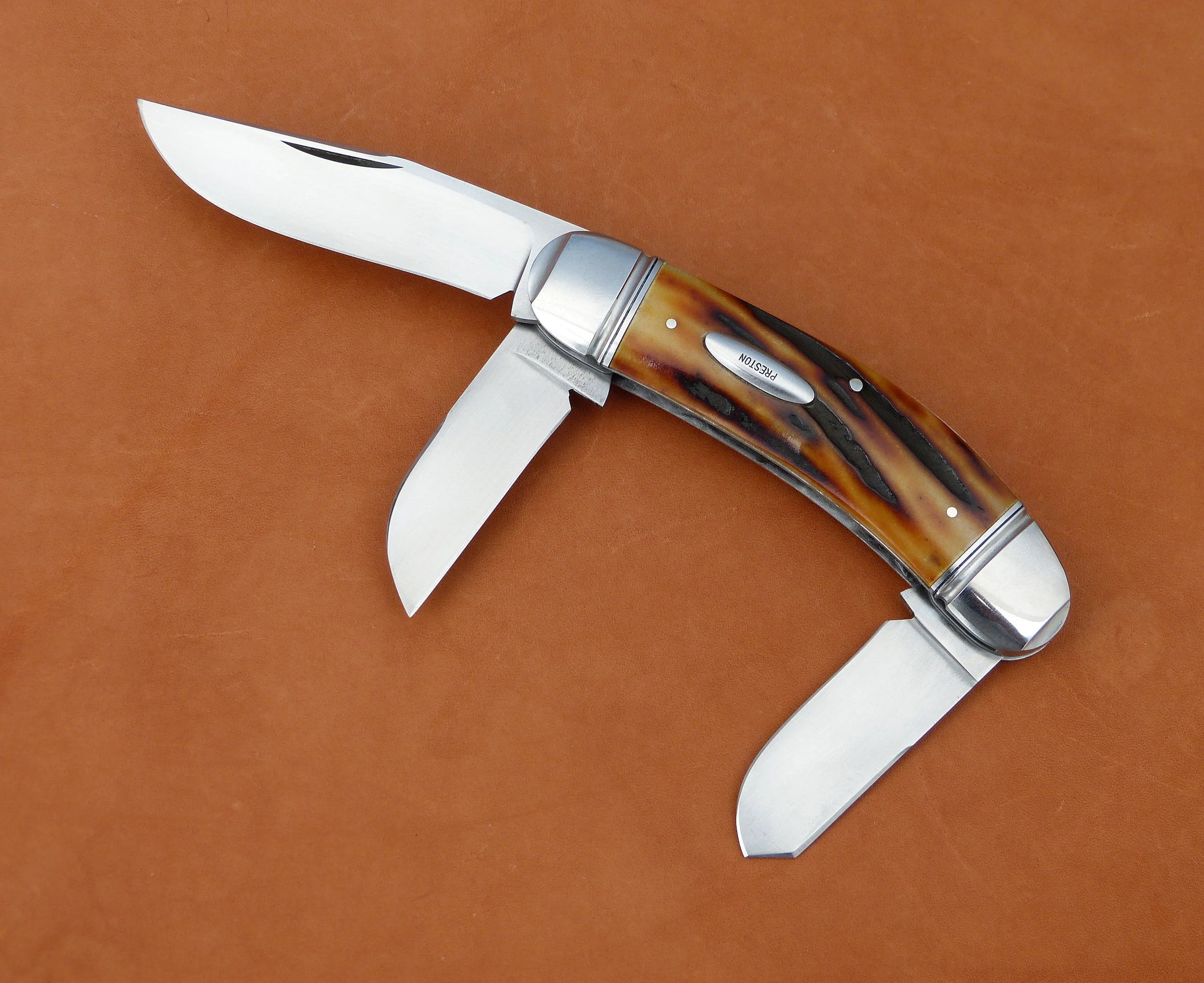 Preston Three bladed slip joint. SOLD