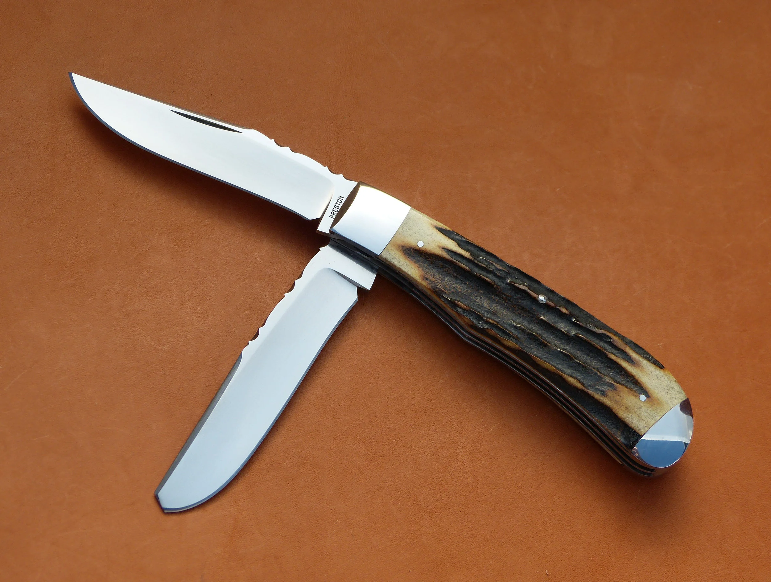 Preston Two bladed trapper. SOLD