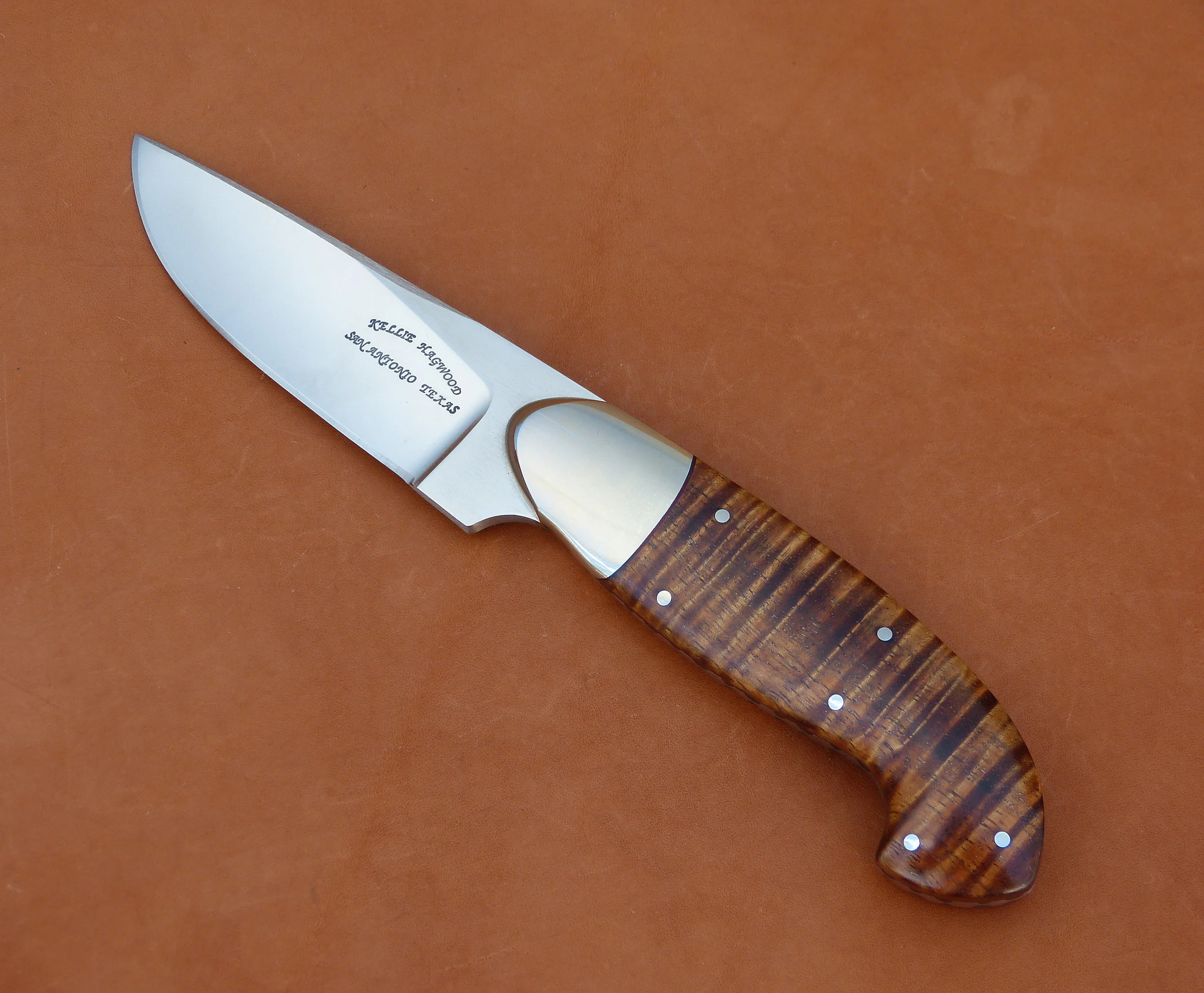 Kellie Hagwood Full tang hunter. SOLD