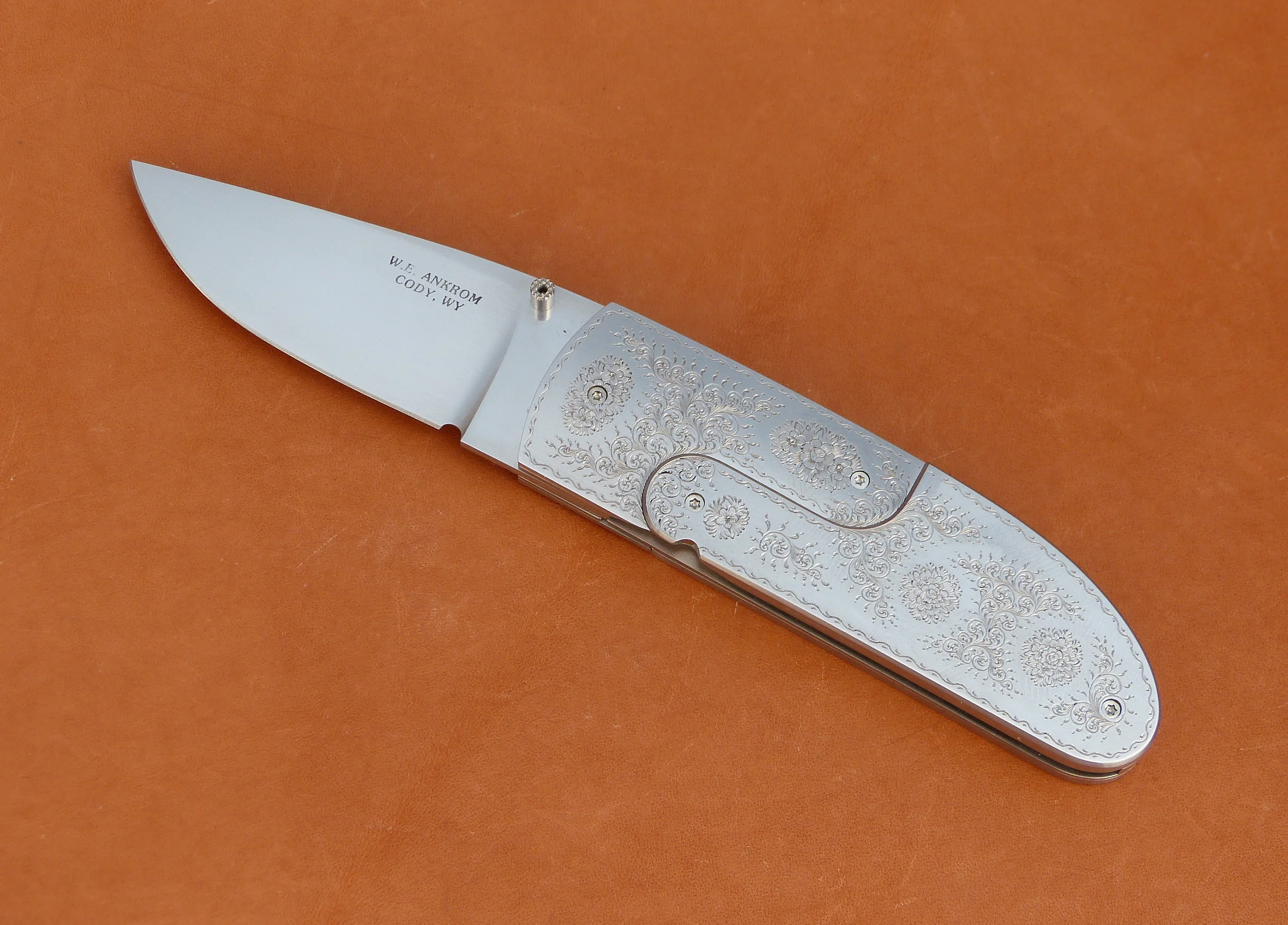 W.E. Ankrom liner lock all steel folder. SOLD