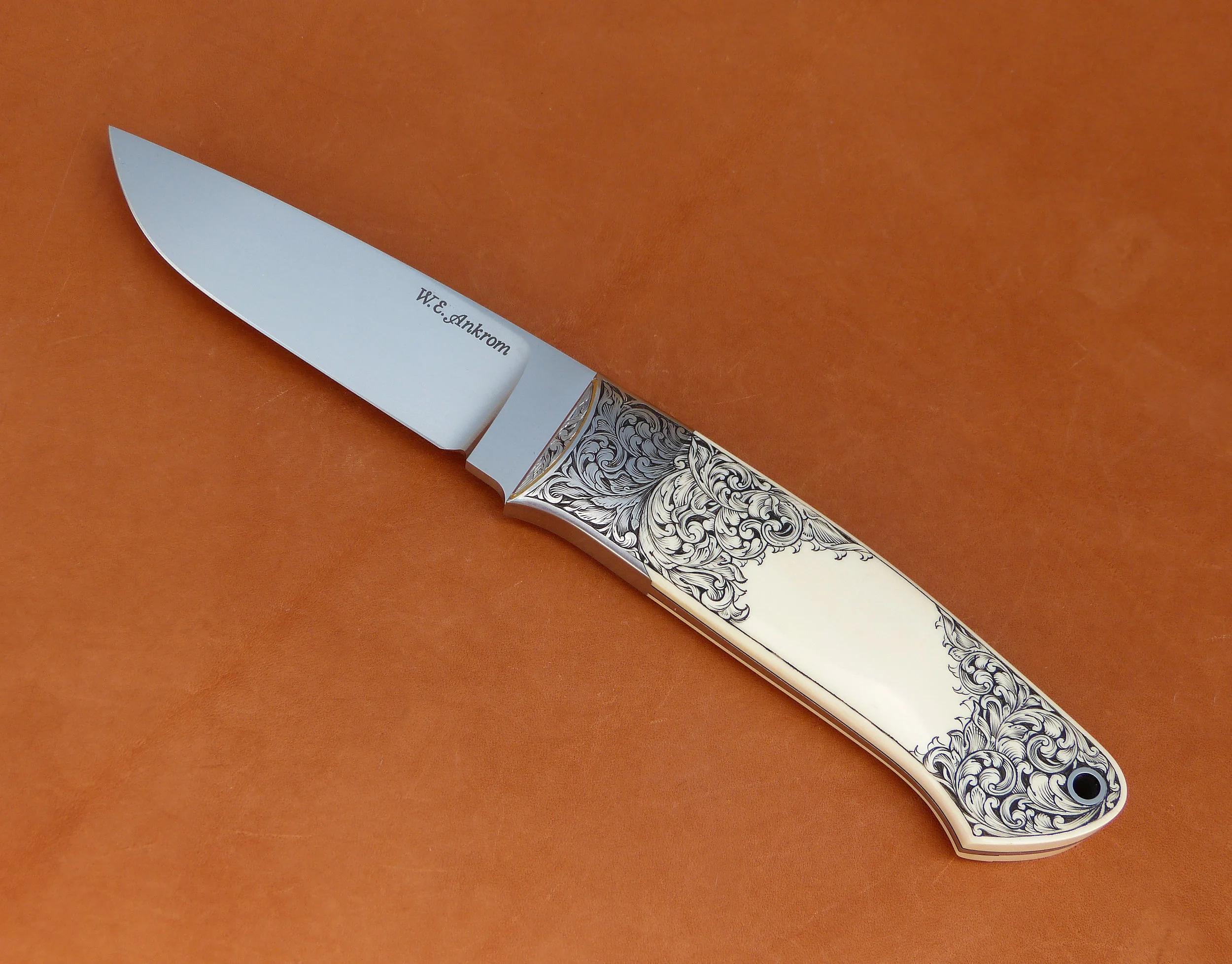 W.E. Ankrom fixed blade. SOLD