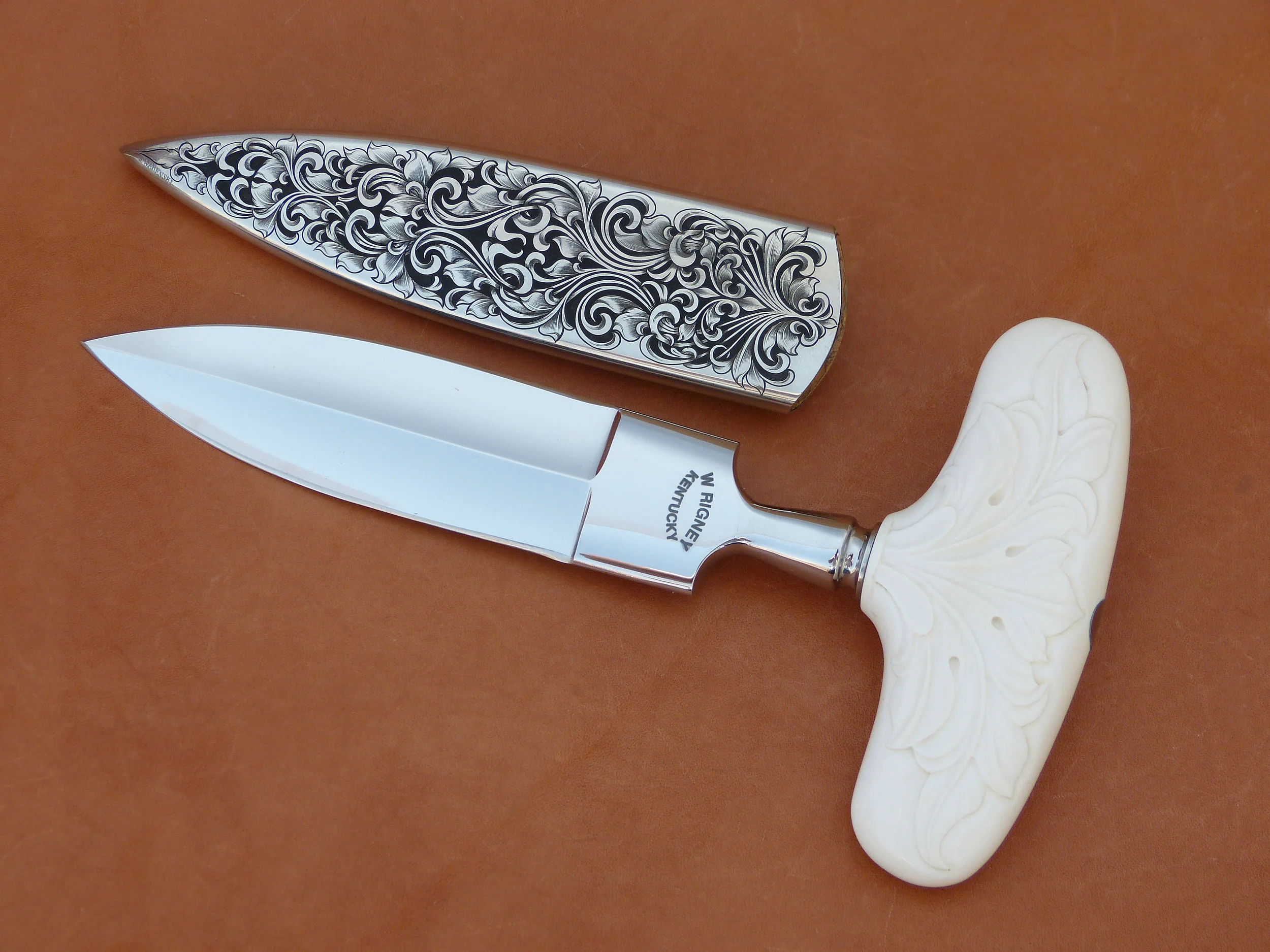  Willie Rigney Push Dagger. SOLD