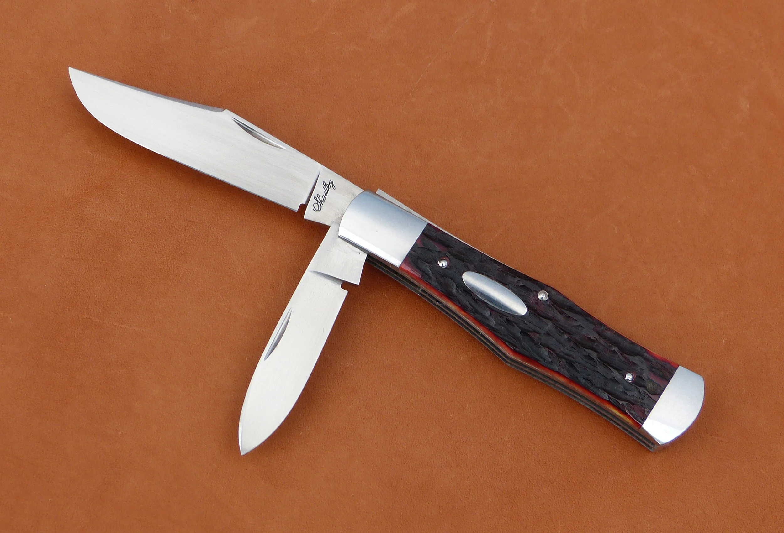 E.W. Shadley Two bladed slip joint. SOLD