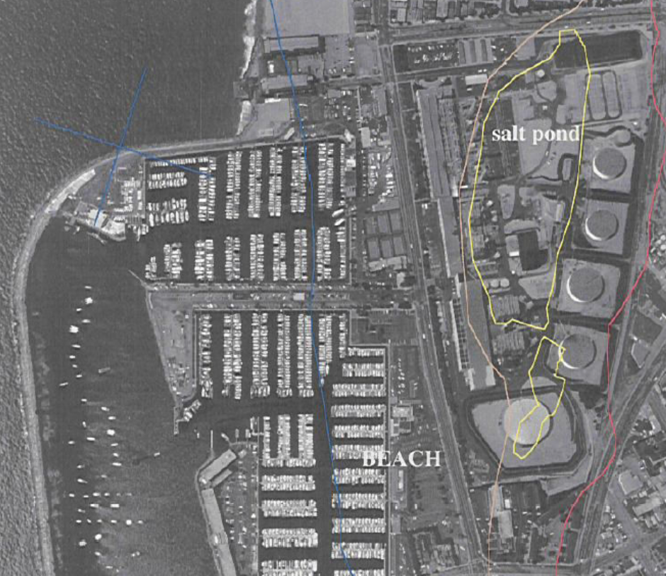 AES site 2004 showing where the "Salt Lake" was.