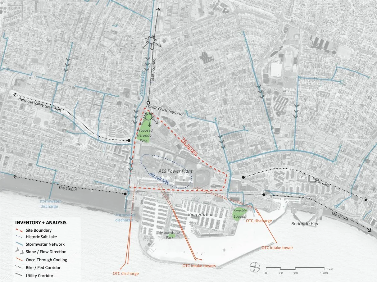 The 606 Graduate Studio's analysis of the King Harbor/AES site area