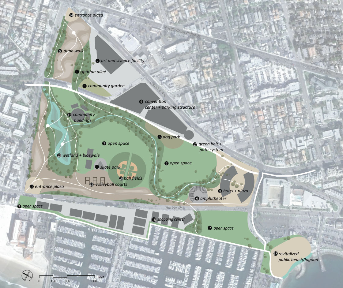 The 2011 Cal Poly Pomona 606 Graduate Studio "Active Social" Approach for the Waterfront Park