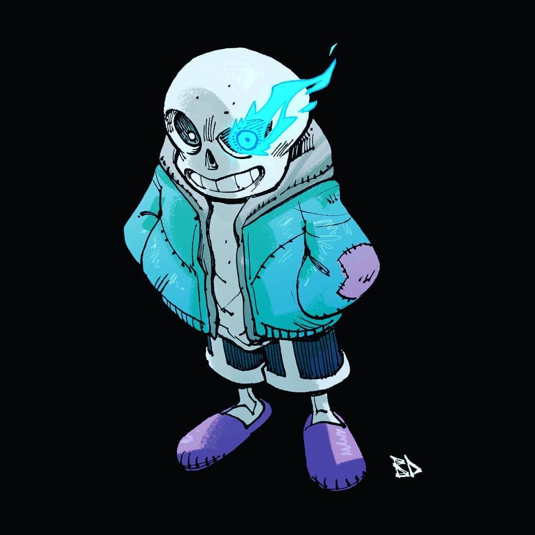 Sans with color. #undertale #undertalefanart #sans