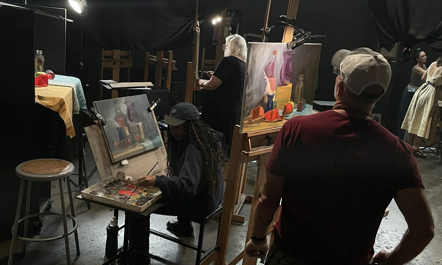 Still Life In Studio Artist