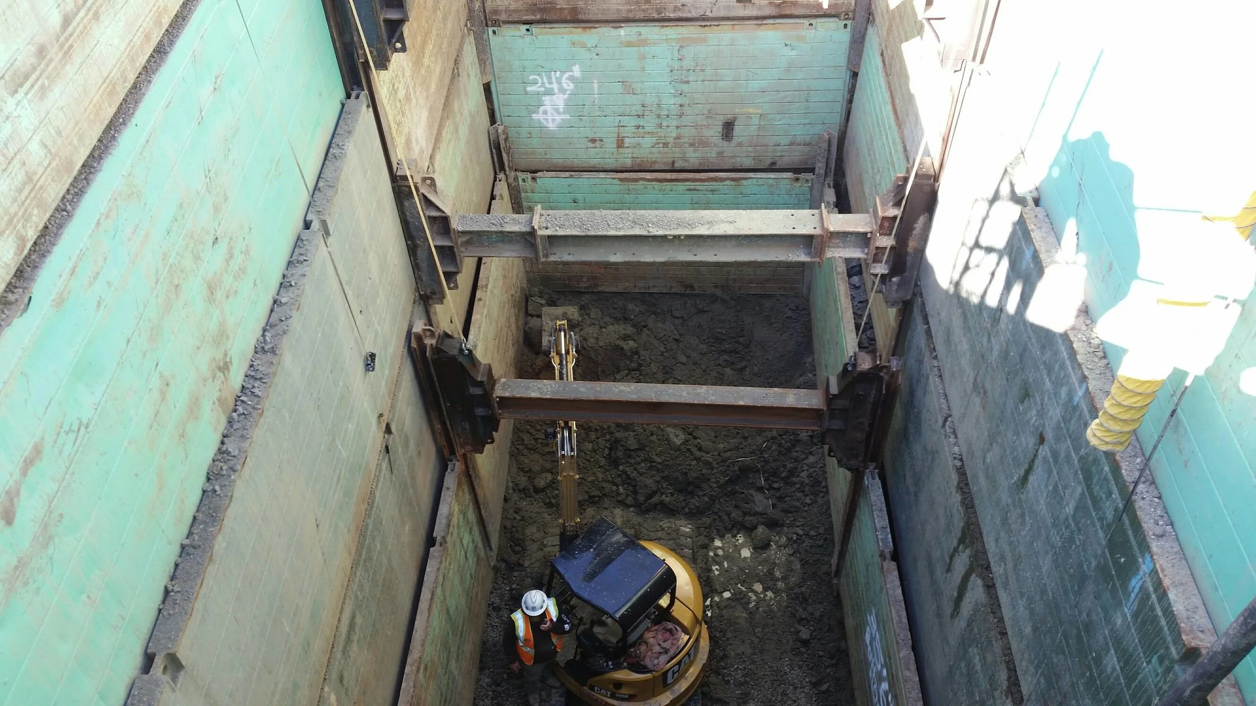 BP Petaluma for PG&E - 40' deep Single Slide Rail within Double Slide Rail.jpg