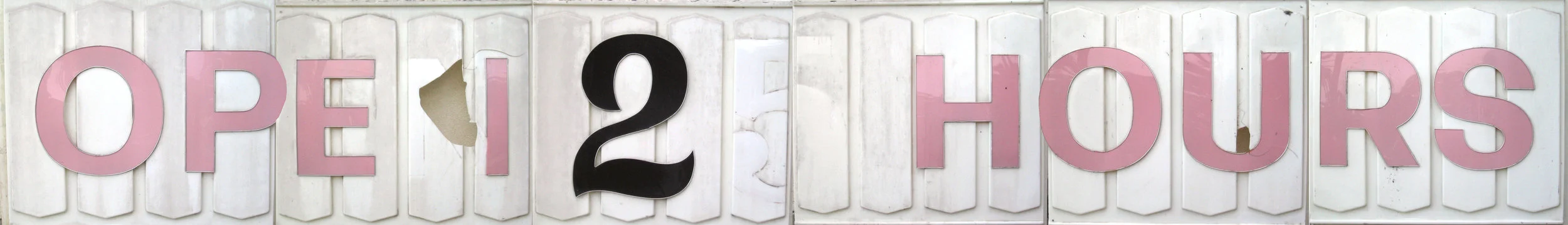 Reclaimed sign from former site of a popular Mundane Journey was included in Yerba Buena Center for the Arts Bay Area Now 4