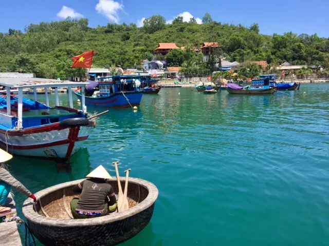 Fishing village outside of Nha Trang, Vietnam
