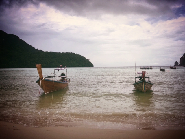 Shore of Ko Phi Phi Don.